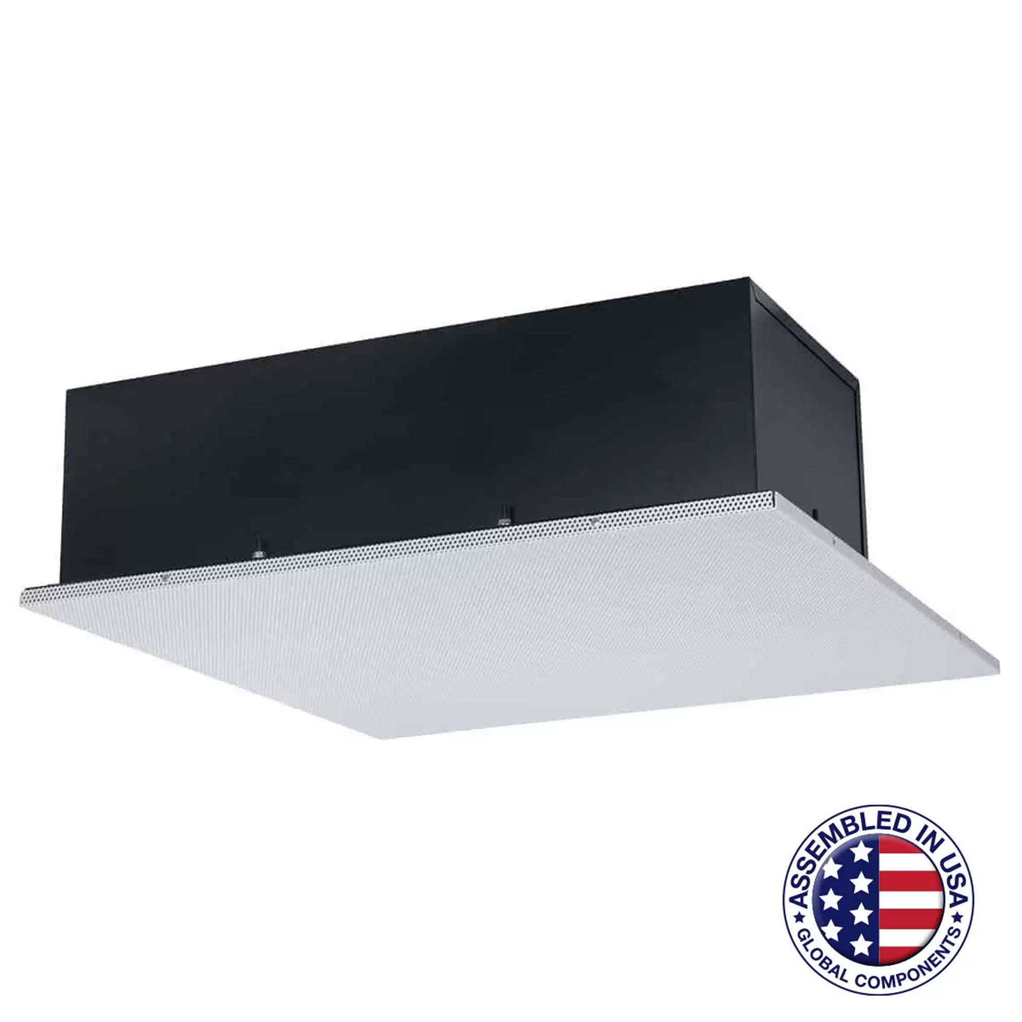 Lowell LT2-830-TM16-VB Suspended Ceiling 8" Speaker with Backbox (2' x 2', 2 Pack)