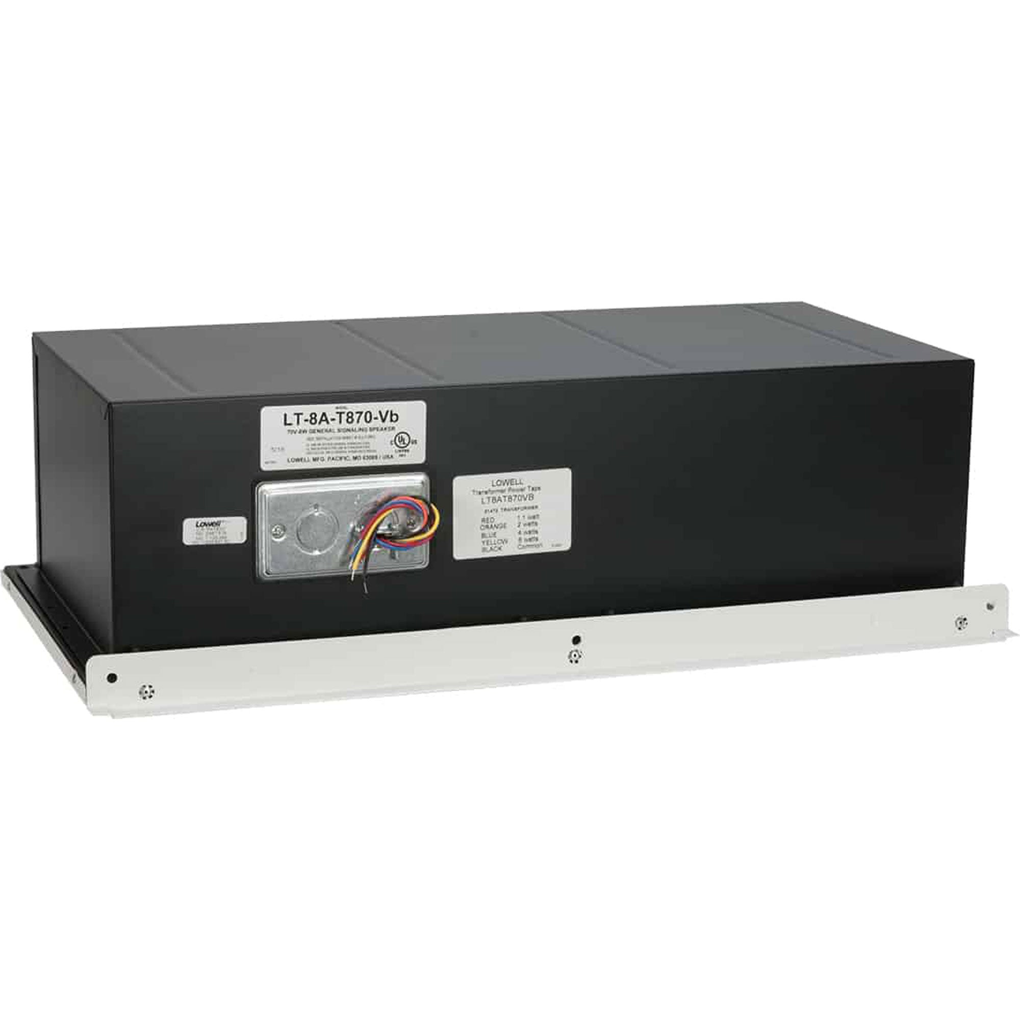 Lowell LT-8A-T870-VB Suspended Ceiling 8" Speaker with Backbox (1' x 2')