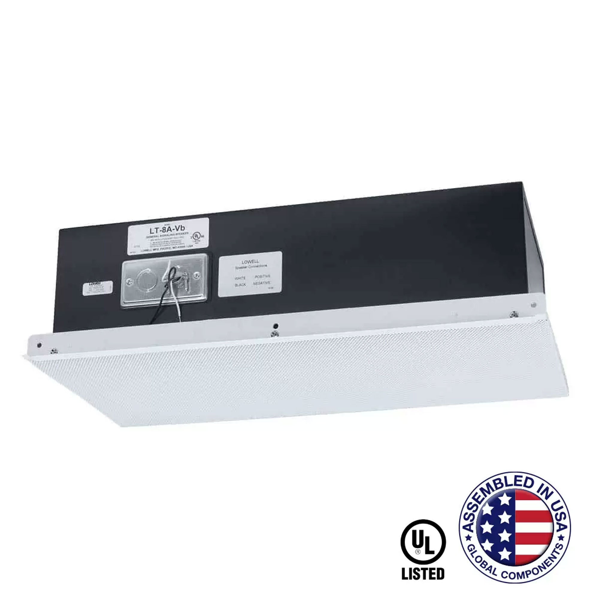 Lowell LT-8A-VB Suspended Ceiling 8" Speaker with Backbox (1' x 2')