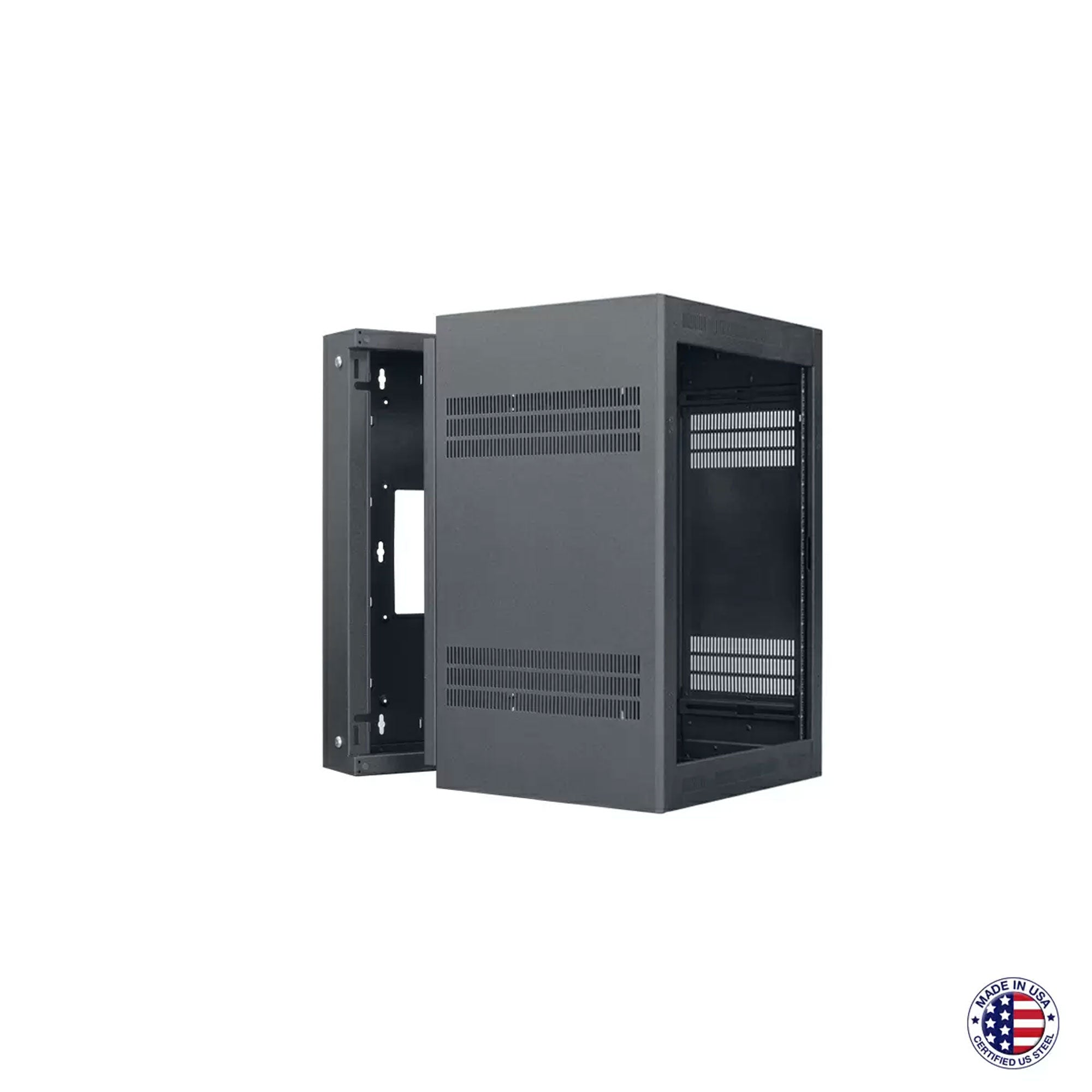 Lowell LWR-1628 28" 16U Wall Mount Rack