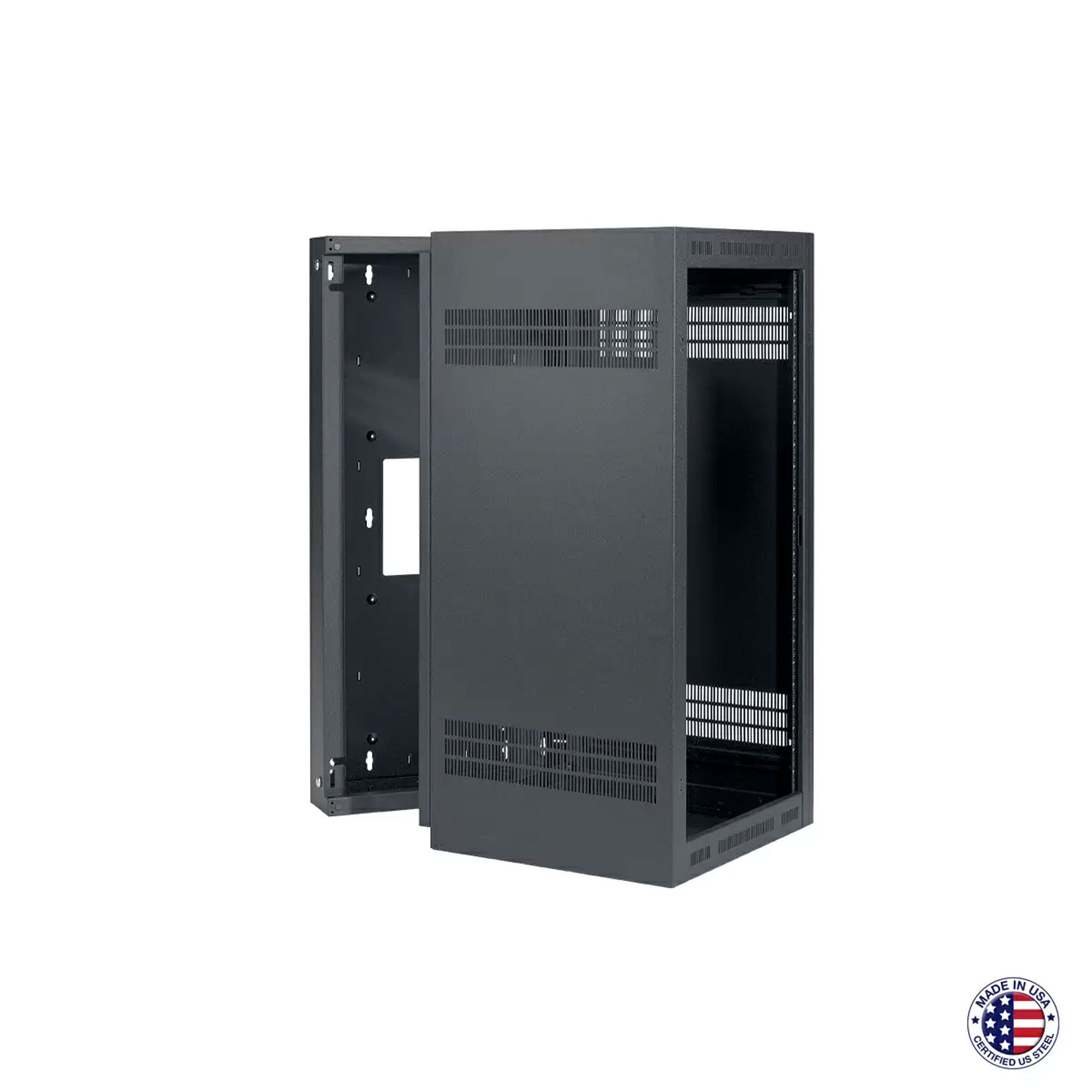Lowell LWR-2428 28" 24U Wall Mount Rack