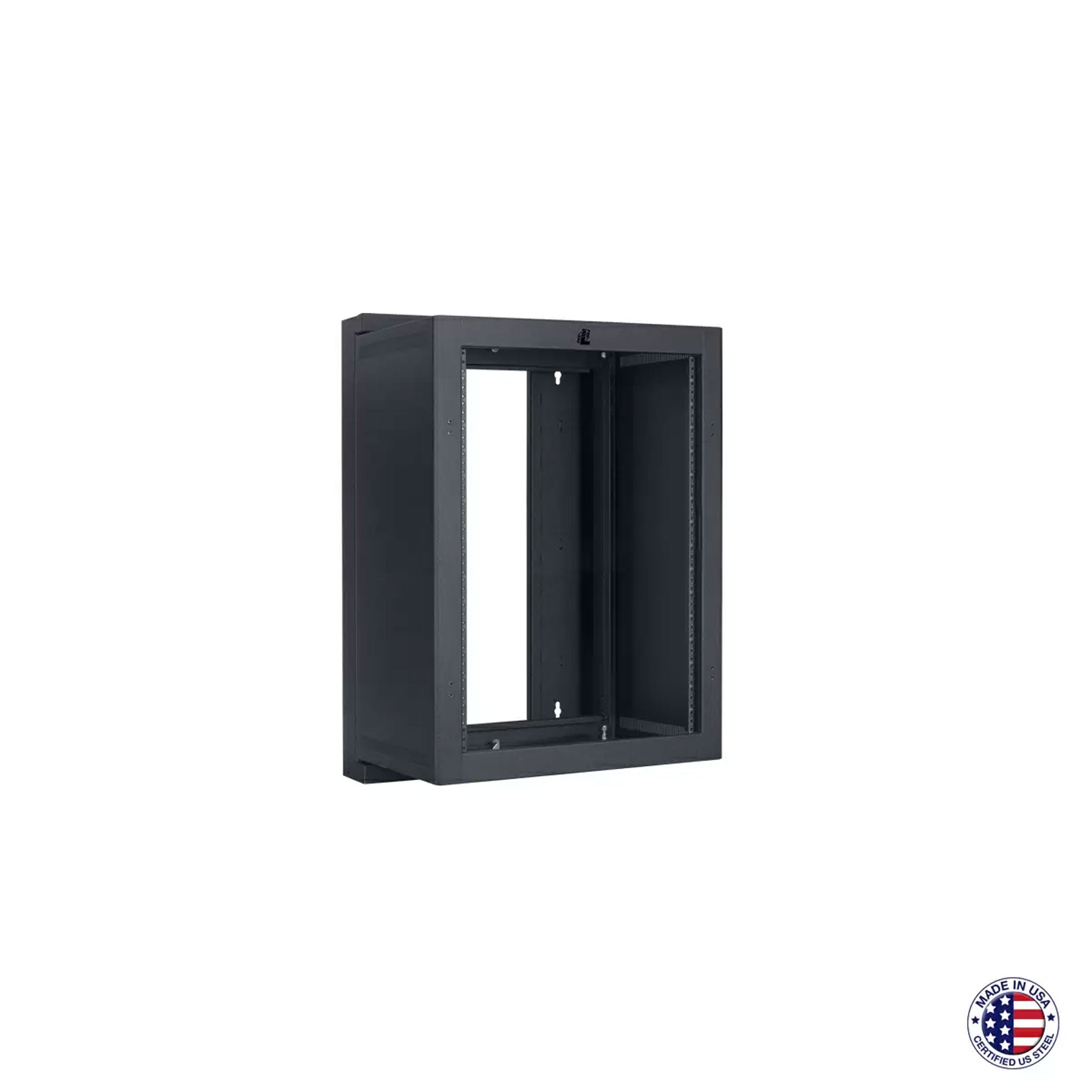 Lowell LWSR-1622 22" 16U Wall Swing-Open Rack