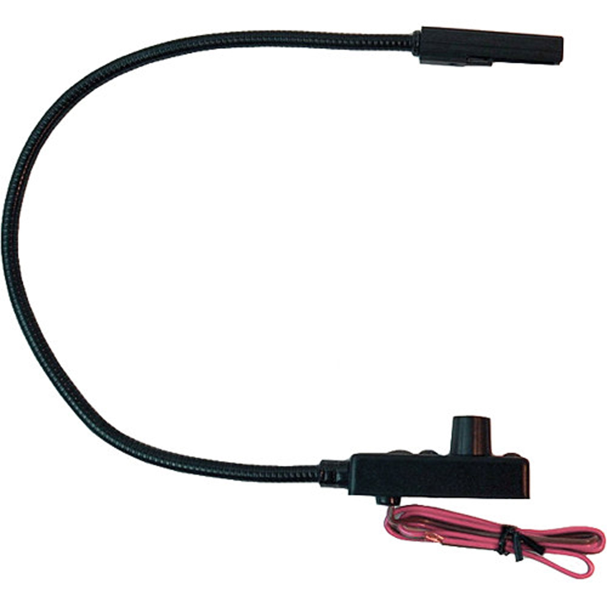 Littlite CC-EB12-LED-AW Task Light, End Mount Gooseneck, Bottom Mount Cord & Automotive Wiring (12")