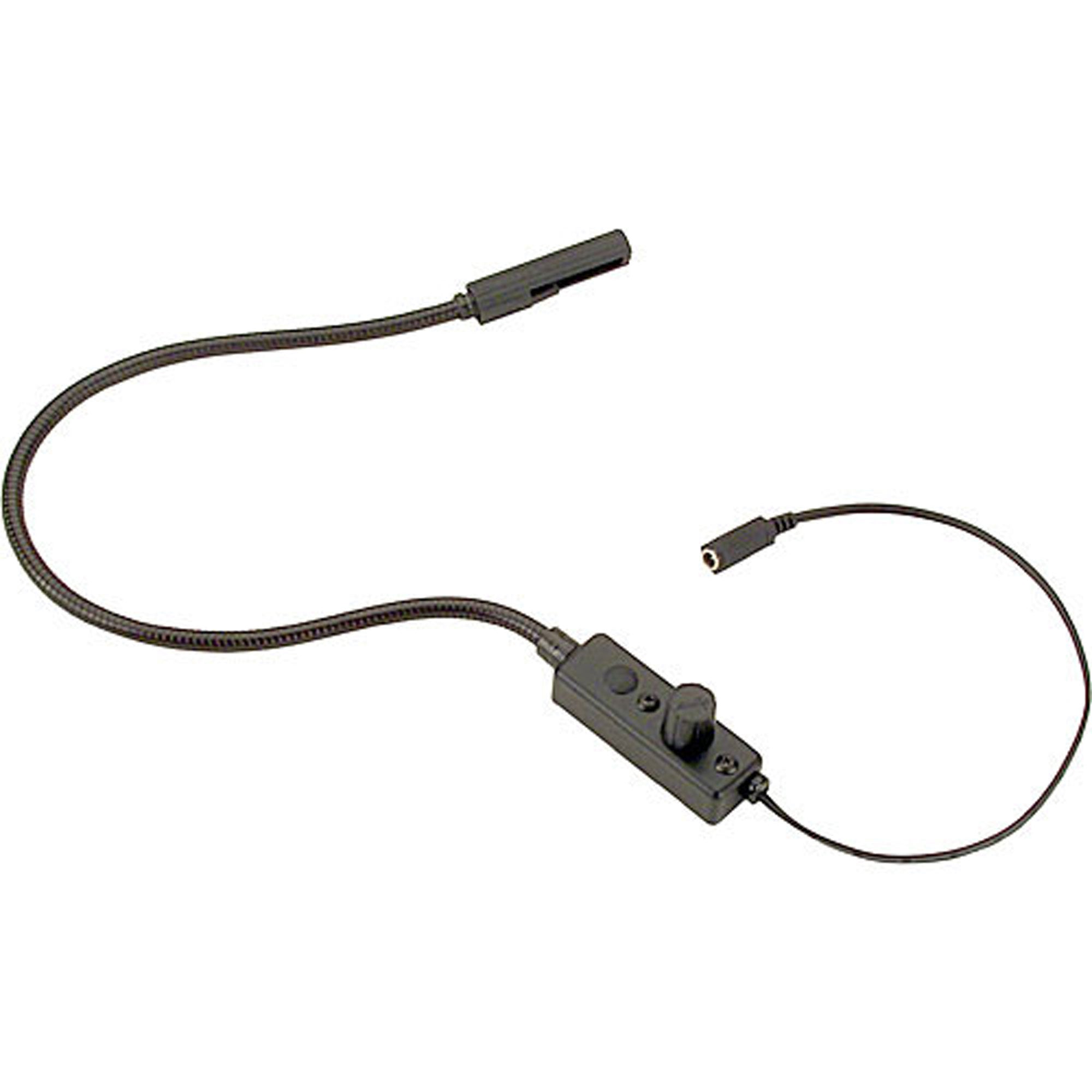 Littlite CC-EE12-LED Task Light, End Mount Gooseneck, End Mount Cord & US Power Supply (12")