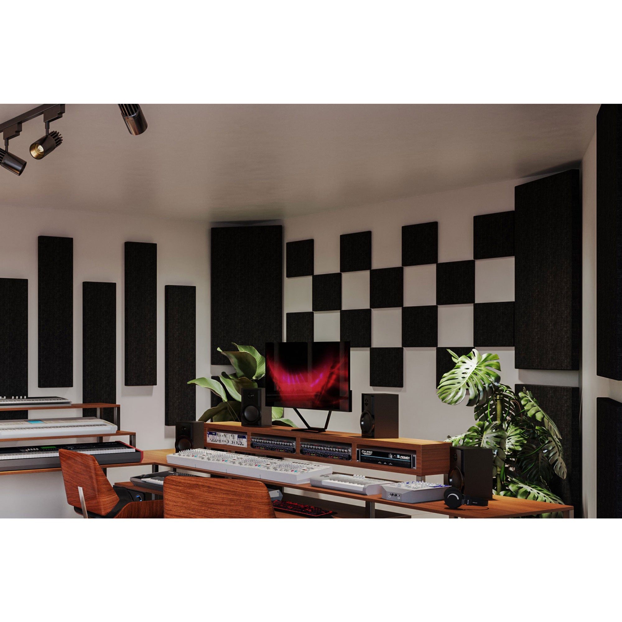 Primacoustic London Bass Trap Kit (Two 24 x 48" Panels, Paintable White)