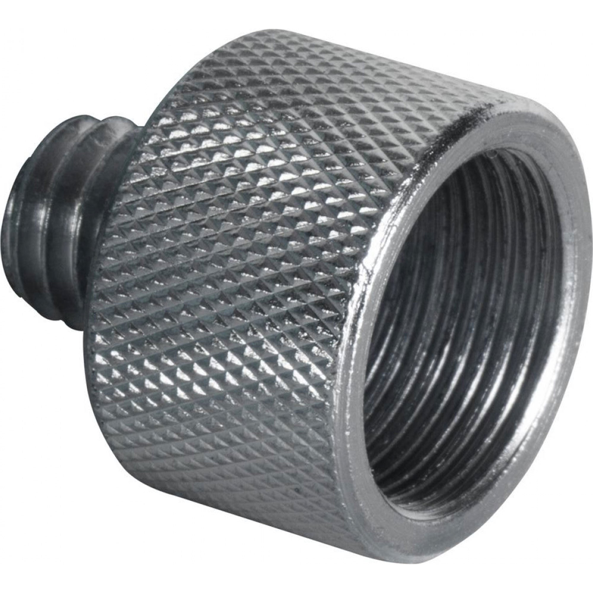 On-Stage MA-100 3/8" Male to 5/8" Female Mic Screw Adapter (Silver)