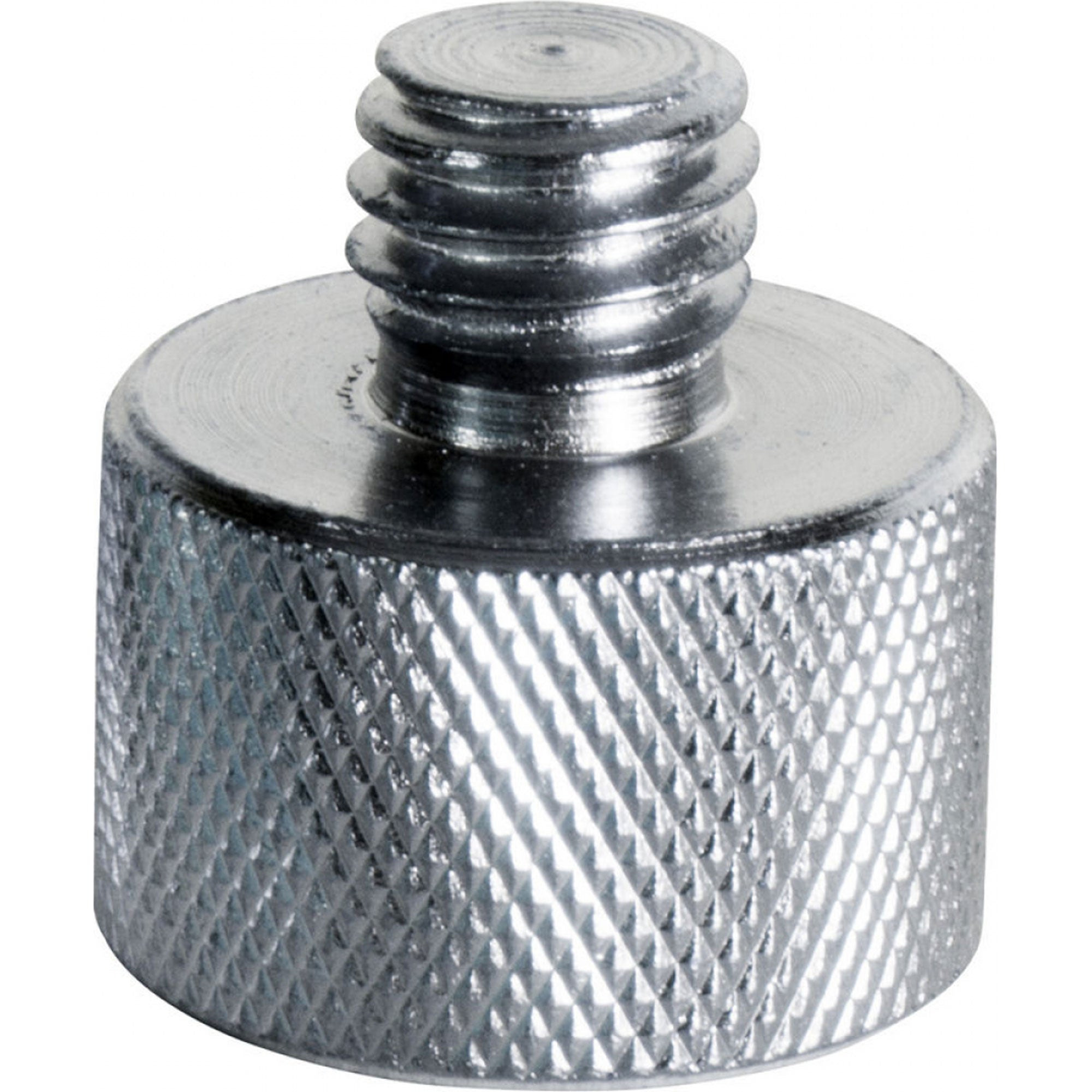 On-Stage MA-100 3/8" Male to 5/8" Female Mic Screw Adapter (Silver)