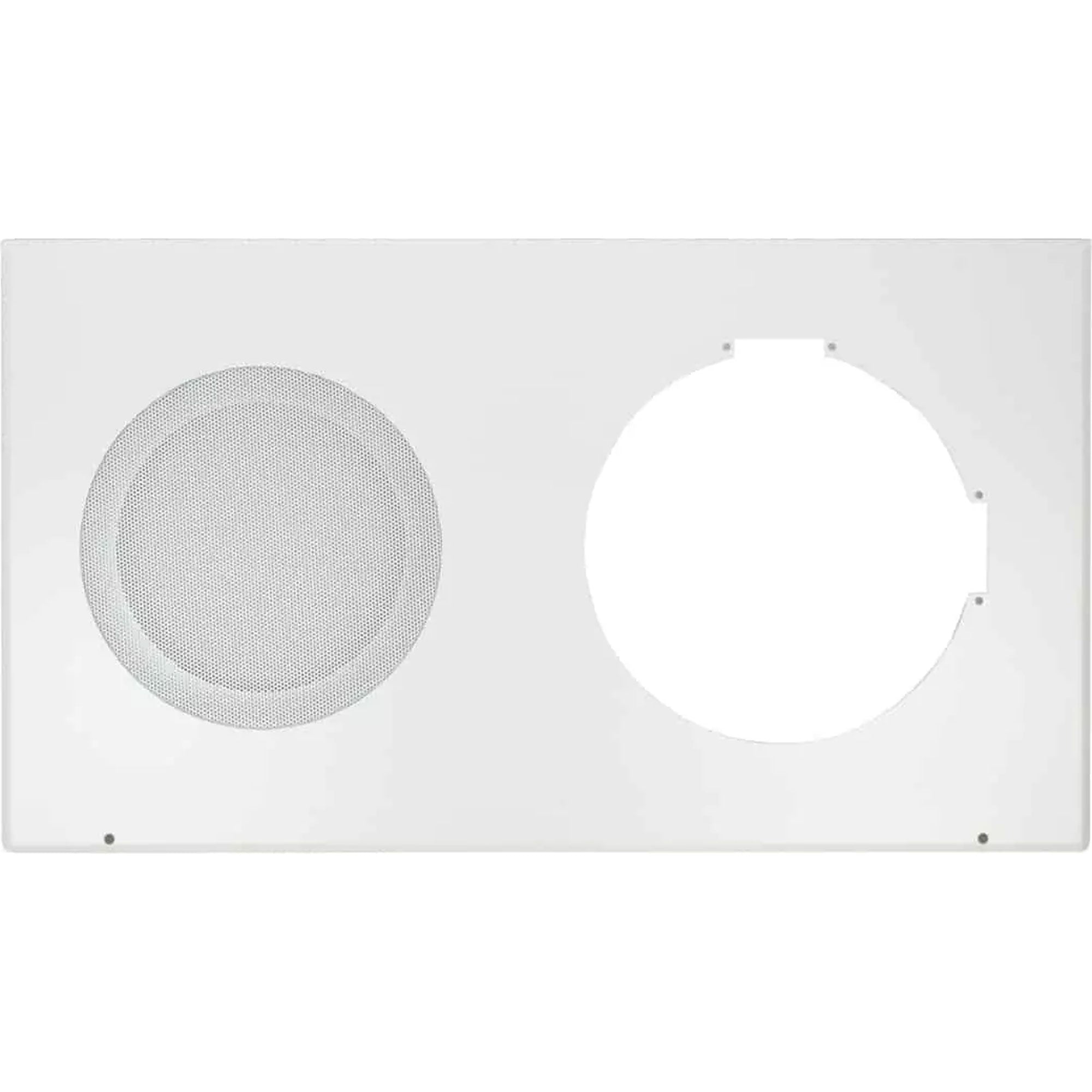 Lowell MC-701 Round Grille with Frame for Surface Mount Clock-Speaker Center (2 Pack)