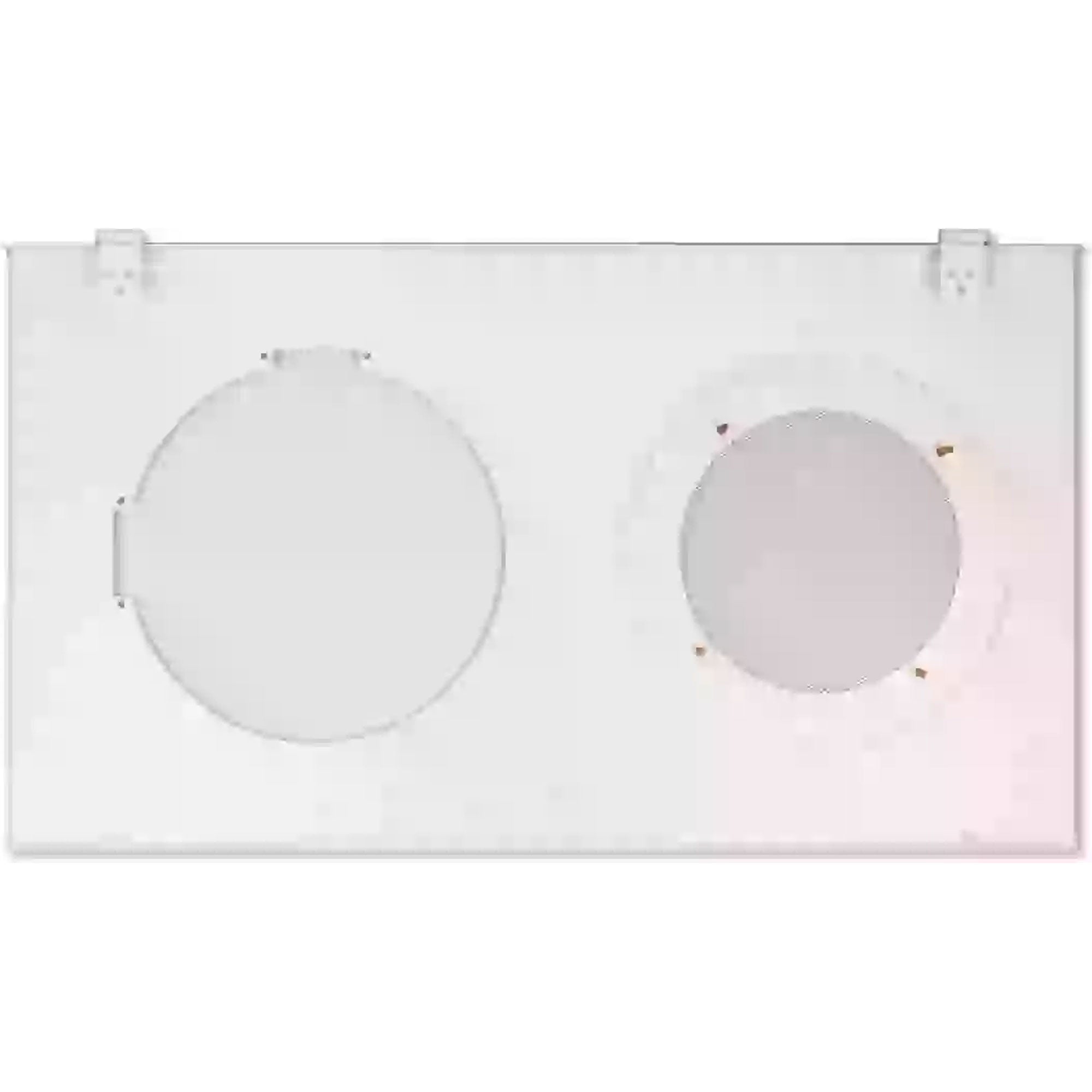 Lowell MC-701 Round Grille with Frame for Surface Mount Clock-Speaker Center (2 Pack)