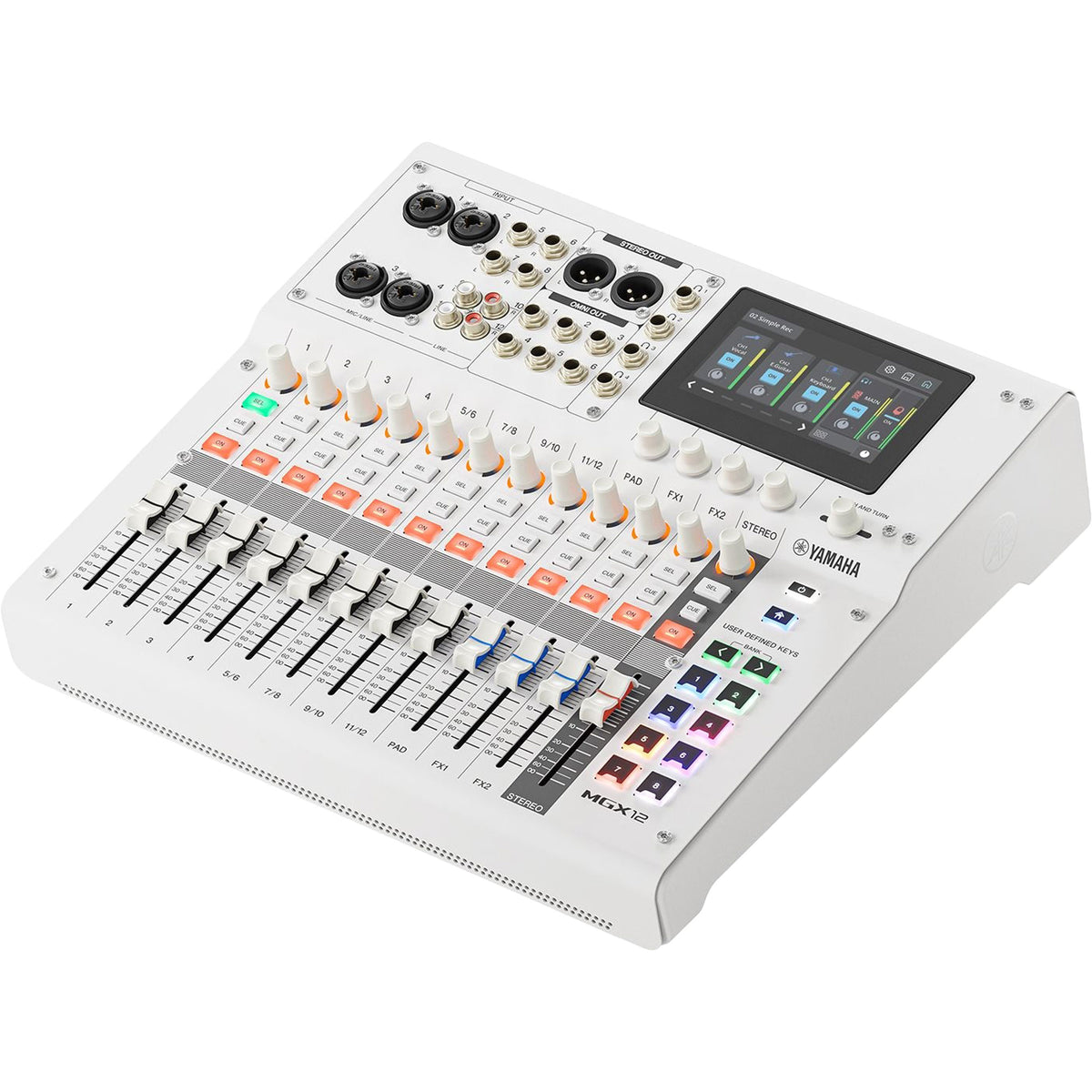 Yamaha MGX12 18-Channel Digital Mixing Console with Audio Interface (White)