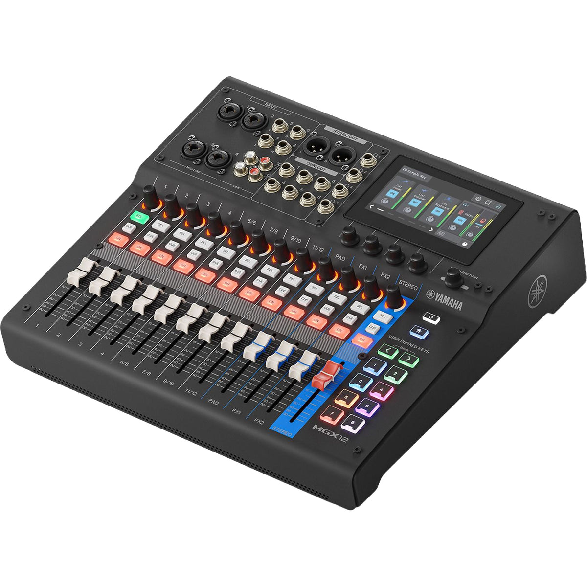 Yamaha MGX12 18-Channel Digital Mixing Console with Audio Interface (Black)