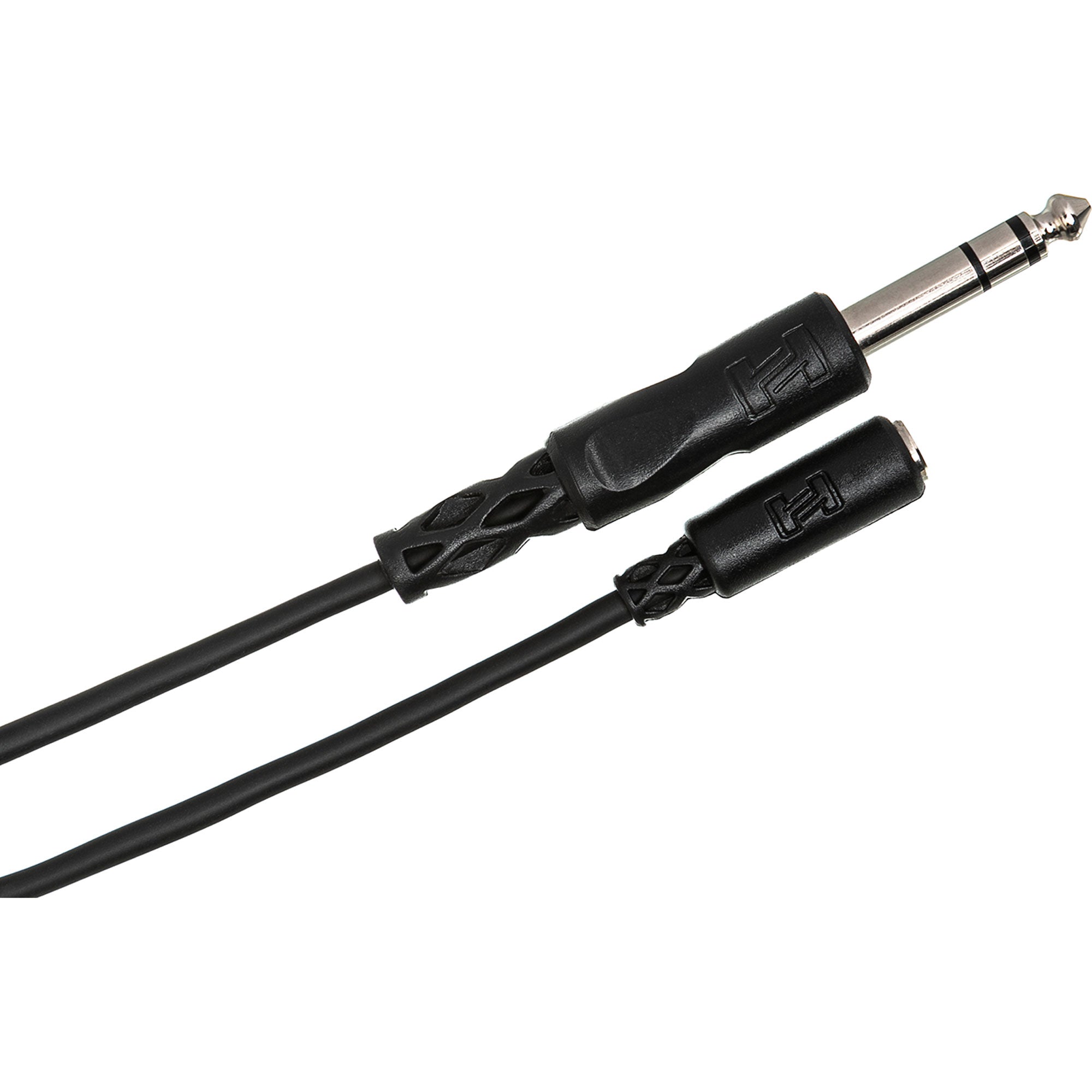 Hosa MHE-325 3.5mm TRS Female to 1/4" TRS Male Headphone Extension Cable (25')