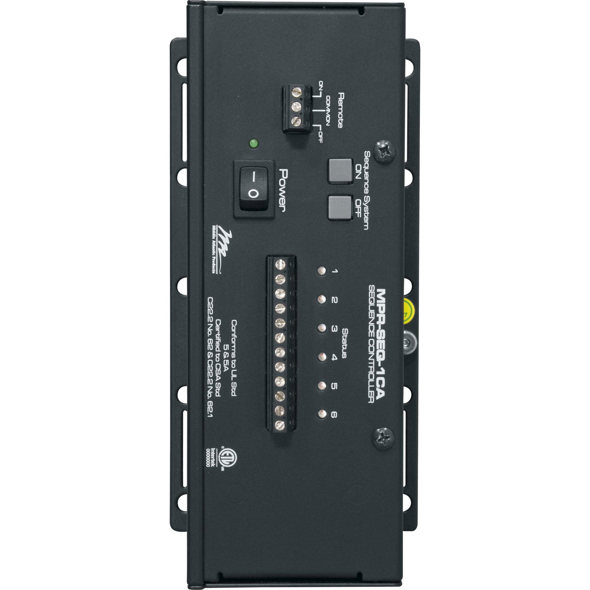 Middle Atlantic MPR-SEQ-1CA Power Sequencing Controller
