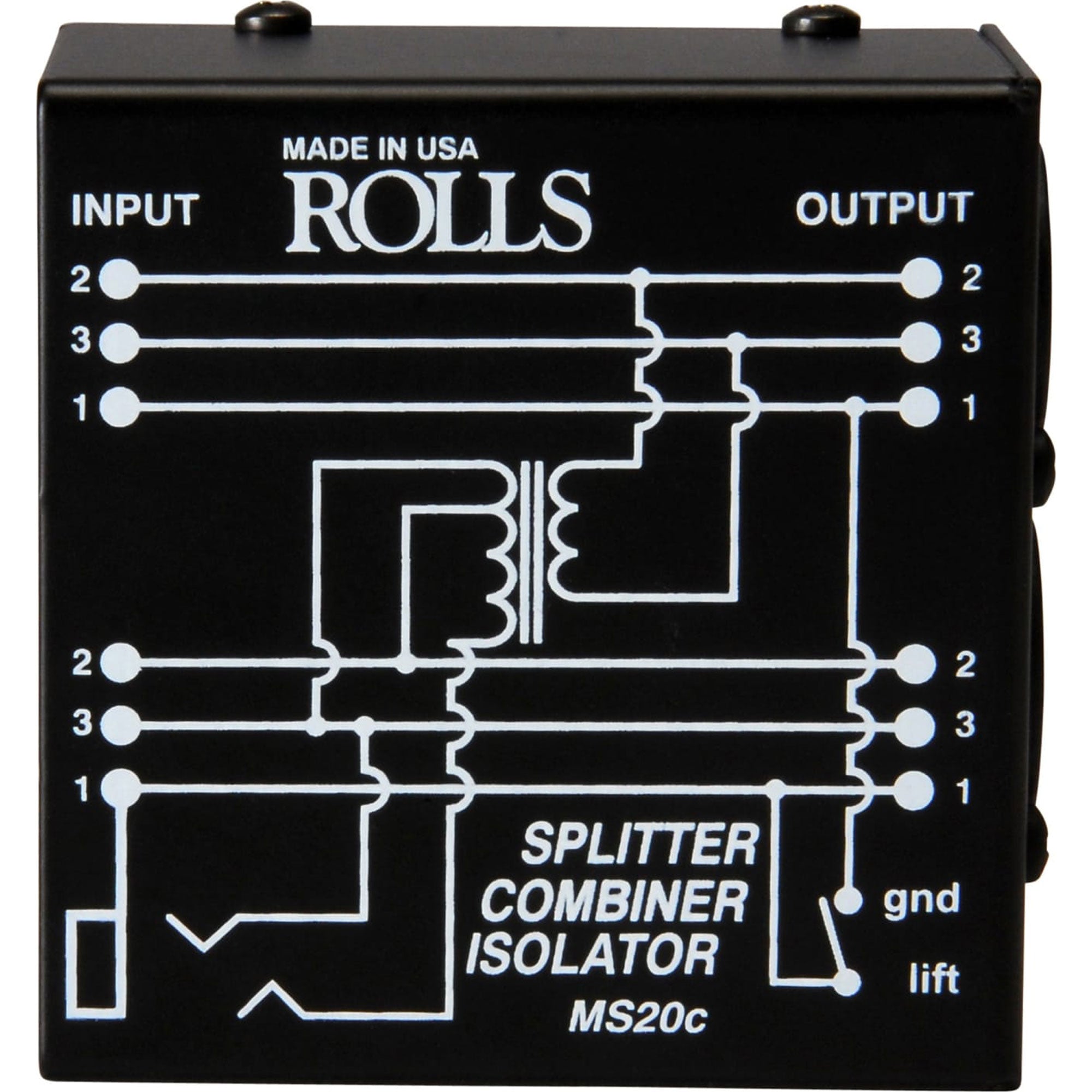 Rolls MS20c Mic Splitter/Combiner/Isolator