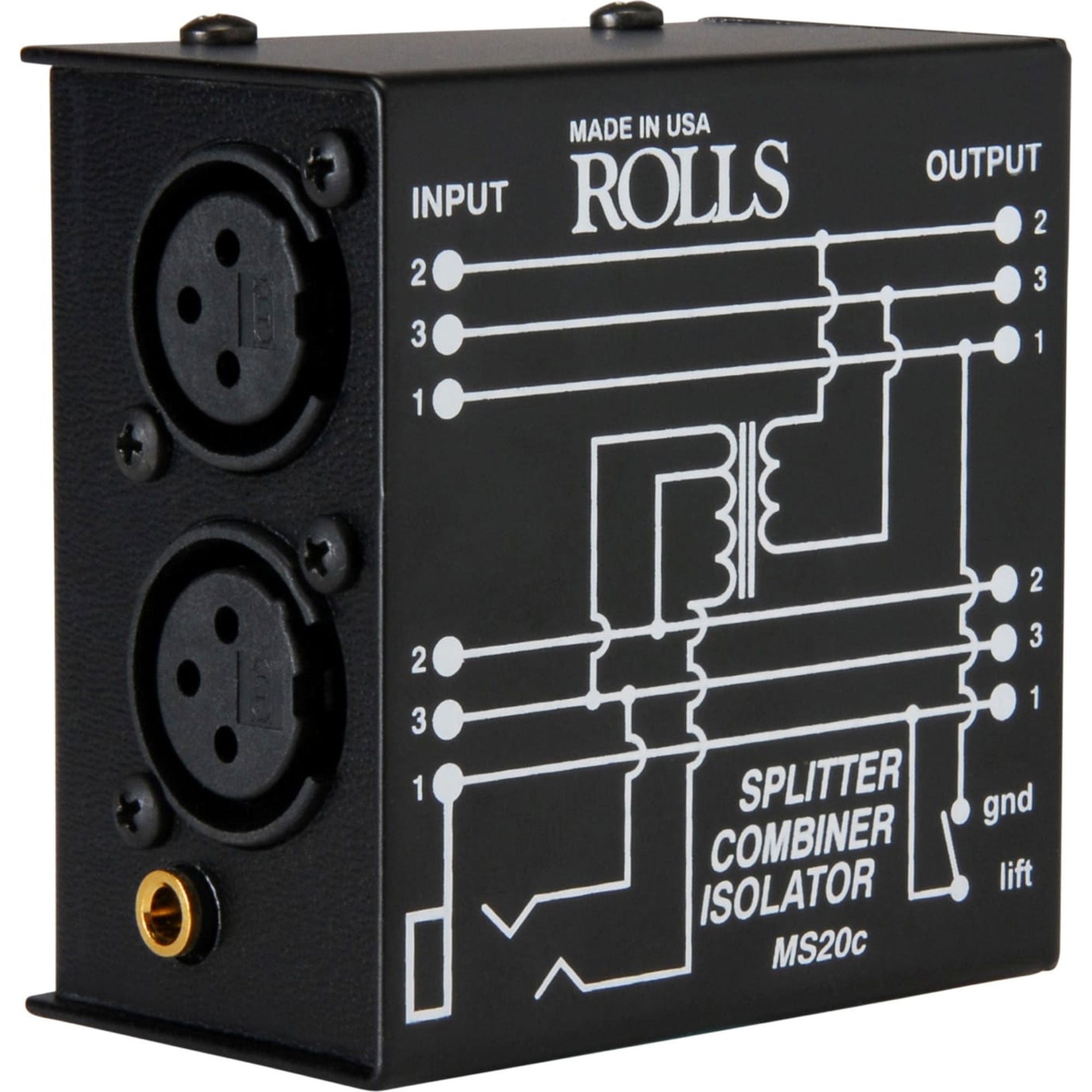 Rolls MS20c Mic Splitter/Combiner/Isolator