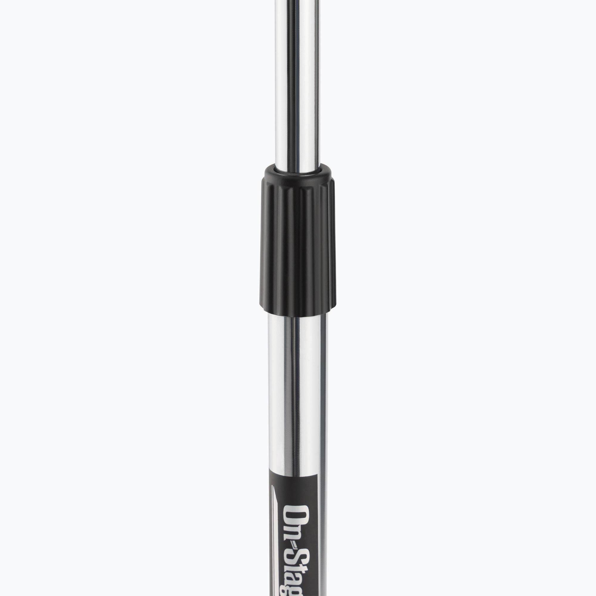 On-Stage MS7201C Round Base Microphone Stand (Chrome)