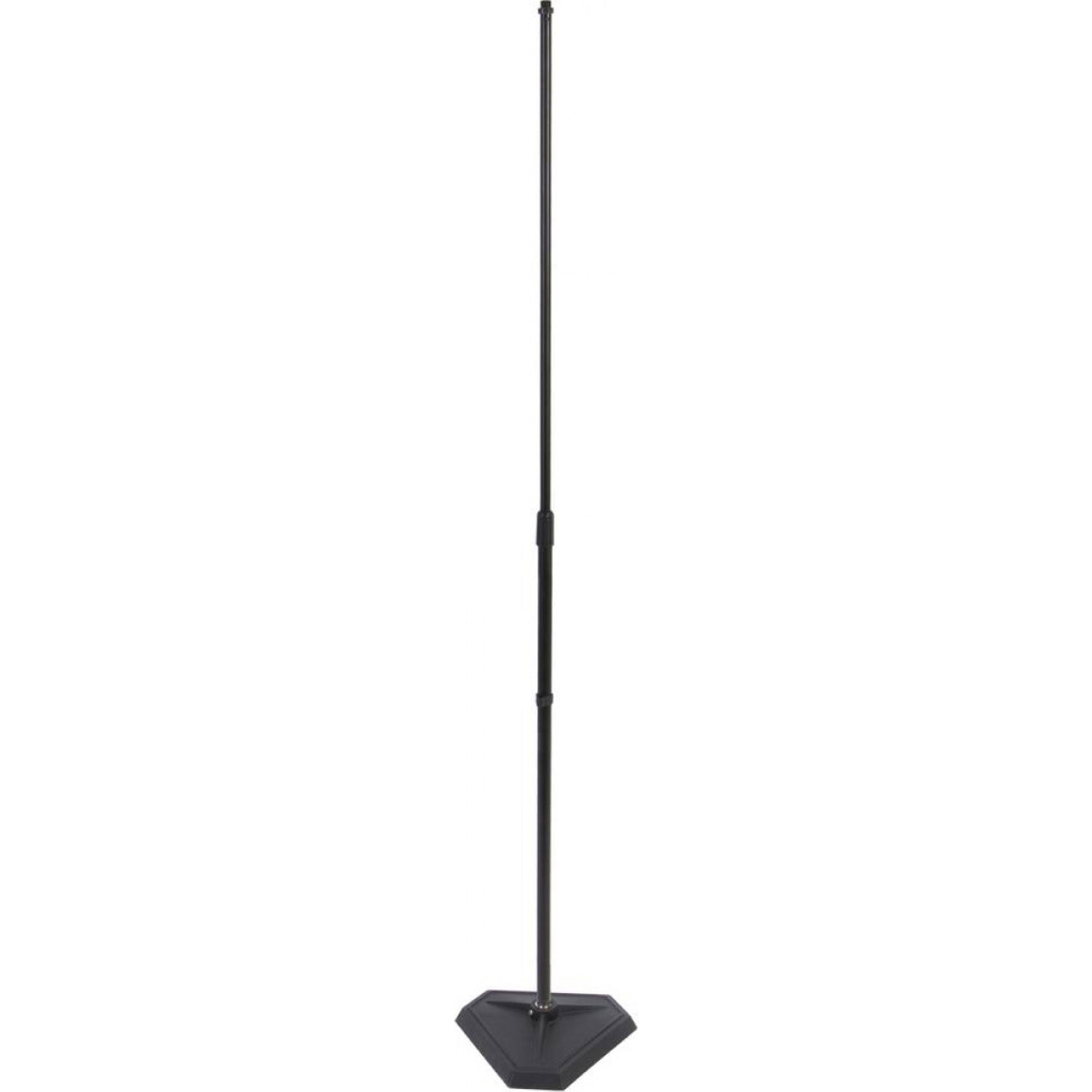On-Stage MS7625B Hex-Base Quarter-Turn Threadless Microphone Stand (Black)