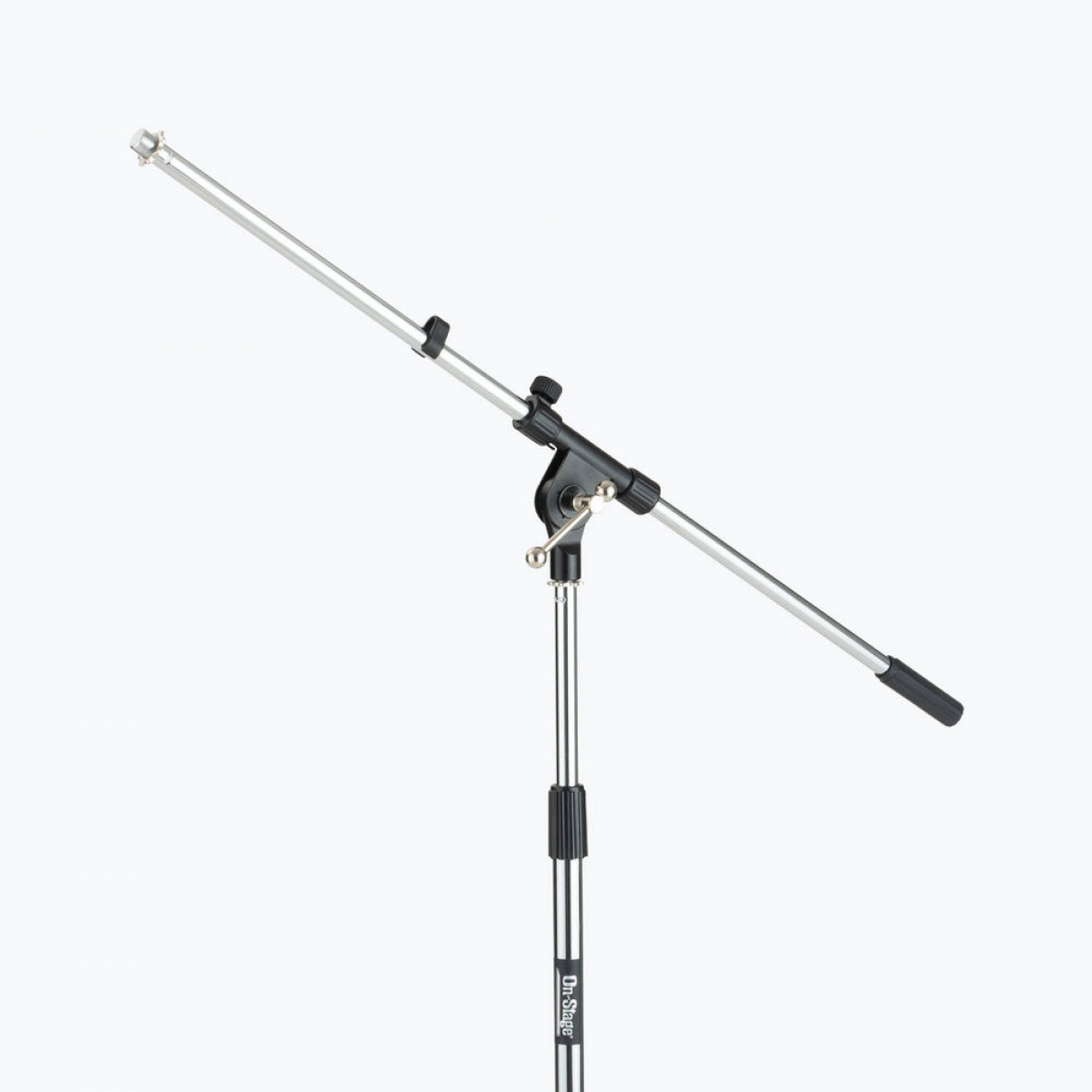 On-Stage MS7701C Tripod Base Euro-Style Microphone Boom Stand (Chrome)