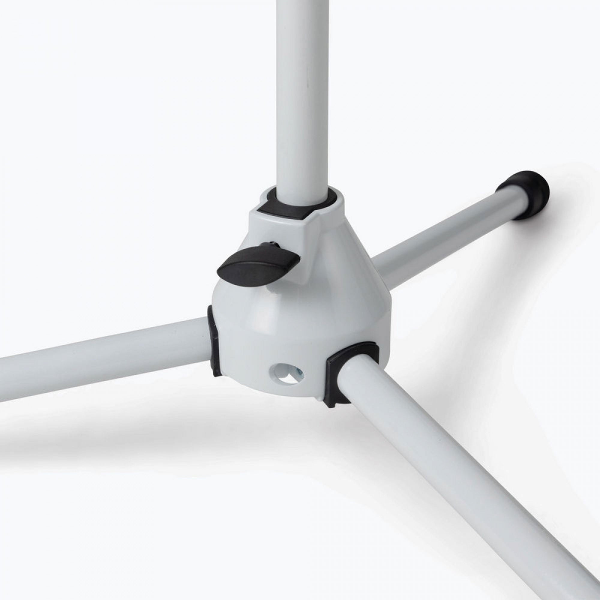 On-Stage MS7801W Tripod Base Euro-Style Microphone Boom Stand (White)