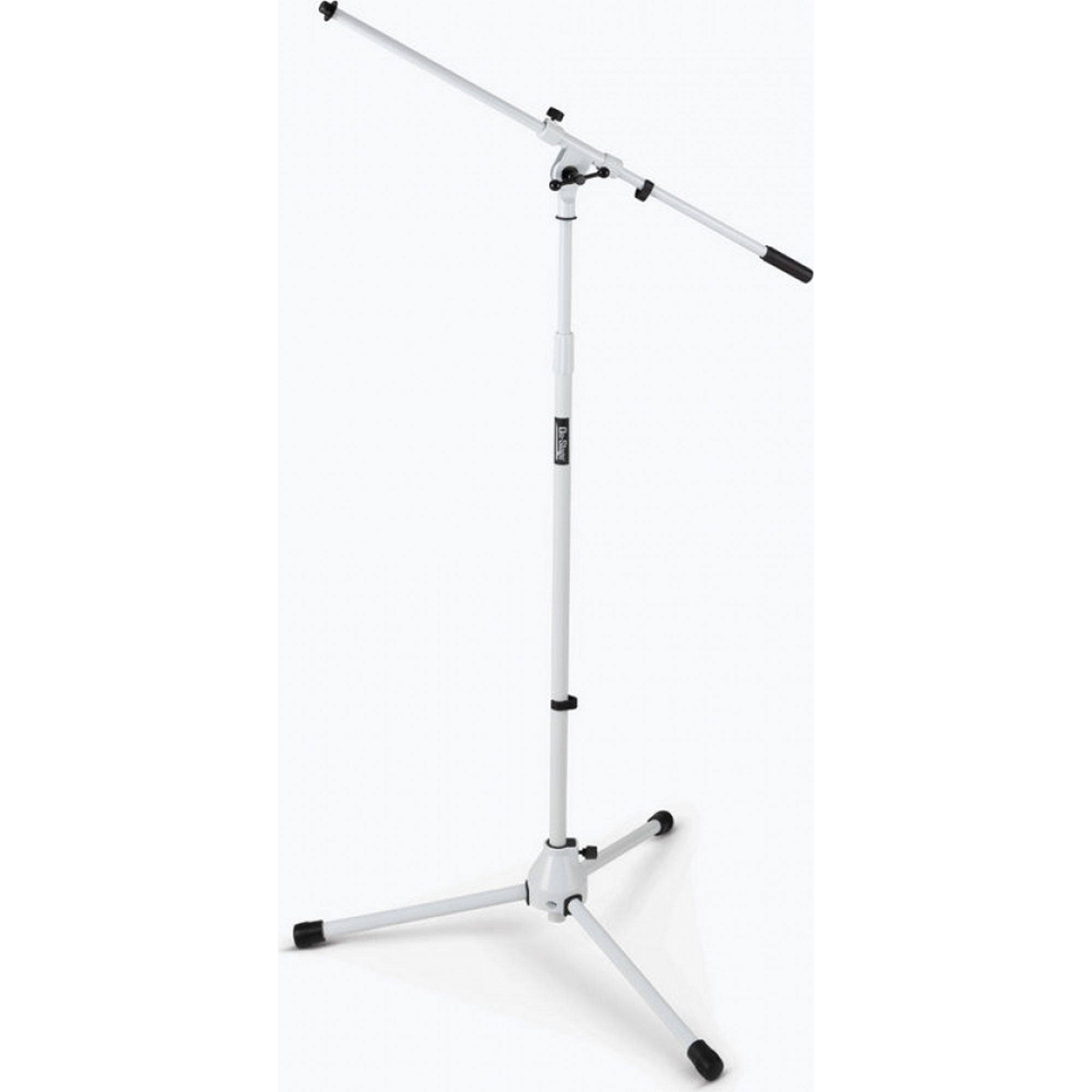 On-Stage MS7801W Tripod Base Euro-Style Microphone Boom Stand (White)