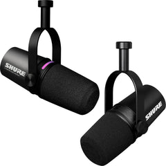 Shure MV7i + MV7X Interview Kit with Two Microphones Image 1