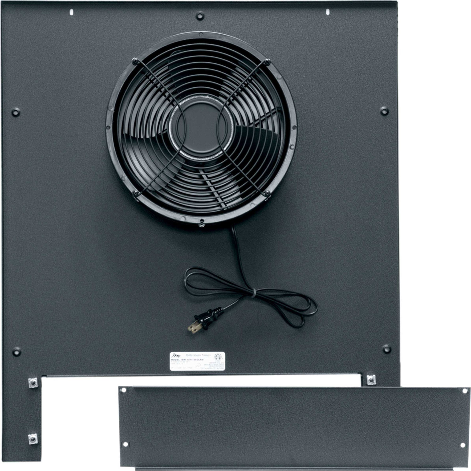 Middle Atlantic MW-10FT-550CFM Integrated Fan Top with 10" Fan