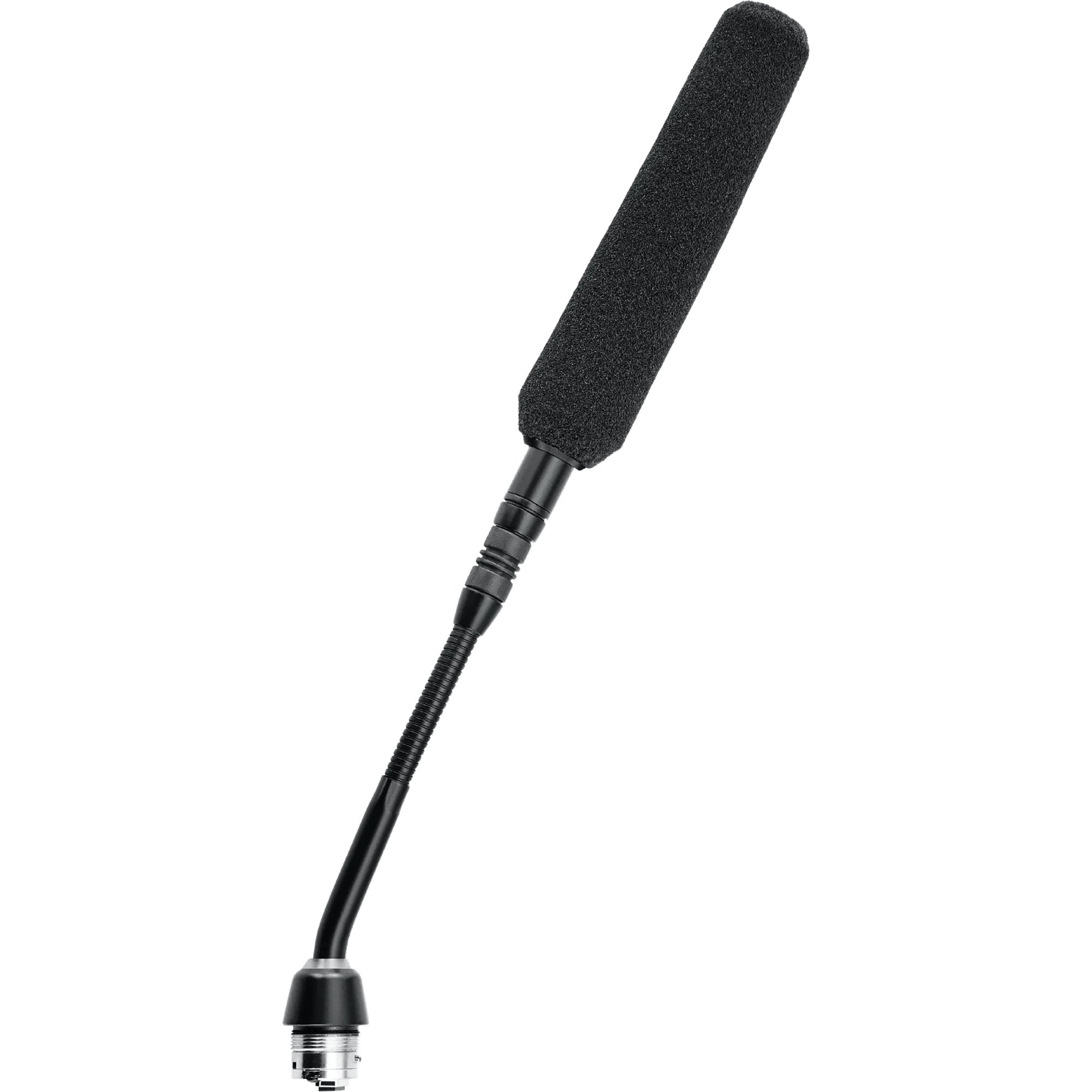 Shure MX405LP/MS 5" Gooseneck Mic without Surface Mount Preamp (Black, Mini Shotgun)