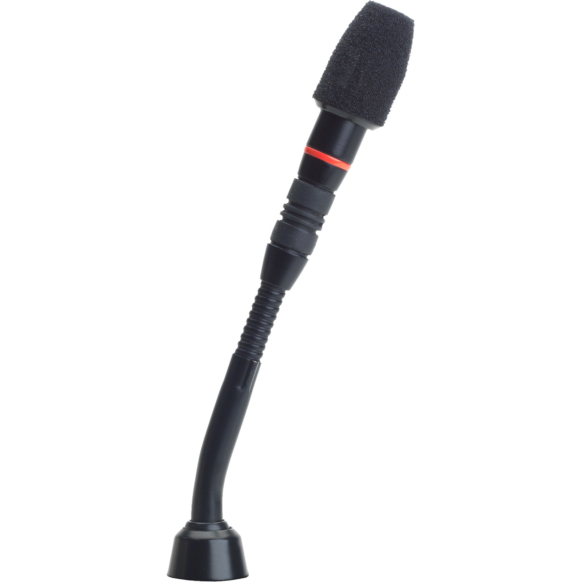 Shure MX405RLP/S 5" Gooseneck Mic with LED Ring, No Preamp (Black, Supercardioid)
