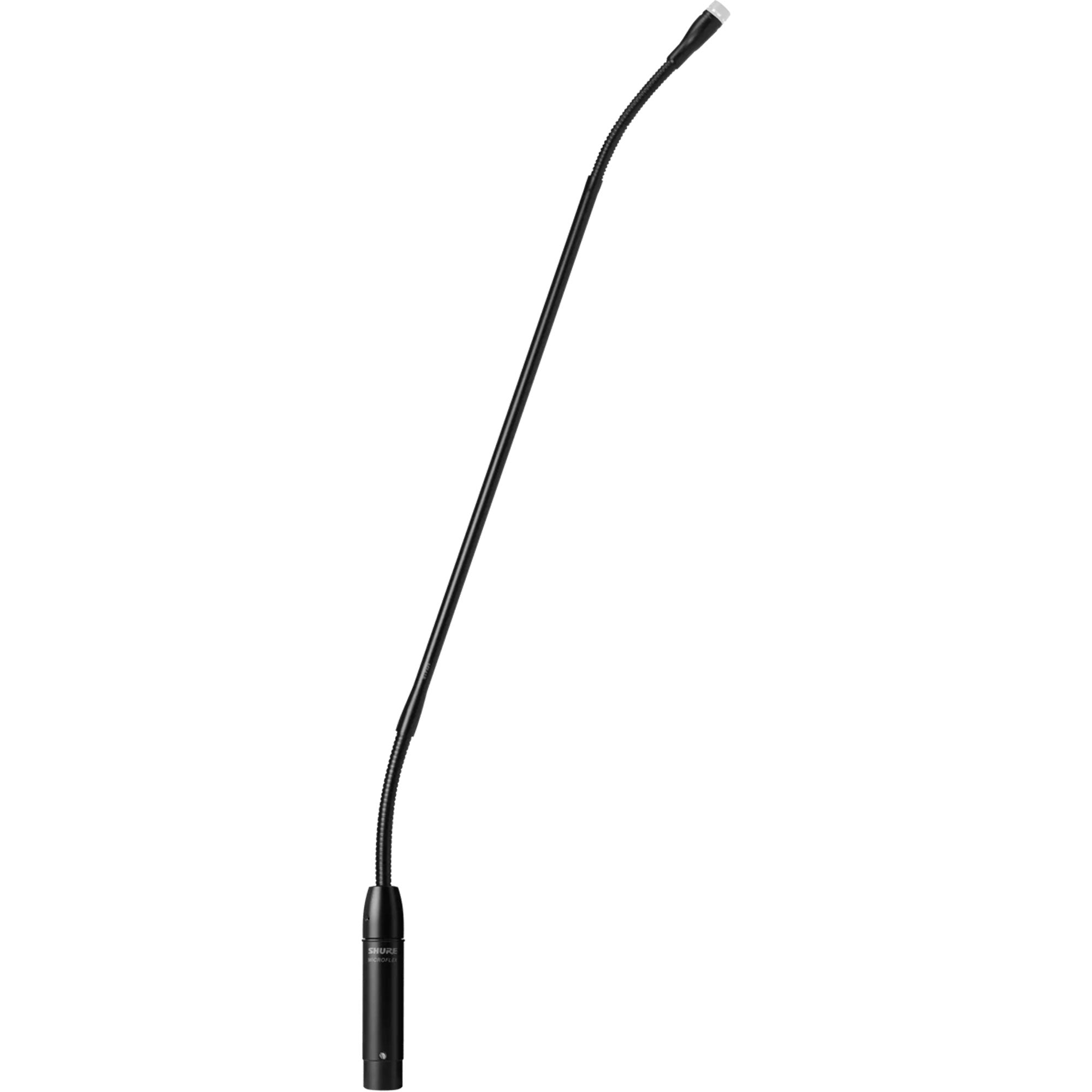 Shure MX418/N 18" Gooseneck Mic with Surface Mount Preamp (No Capsule)