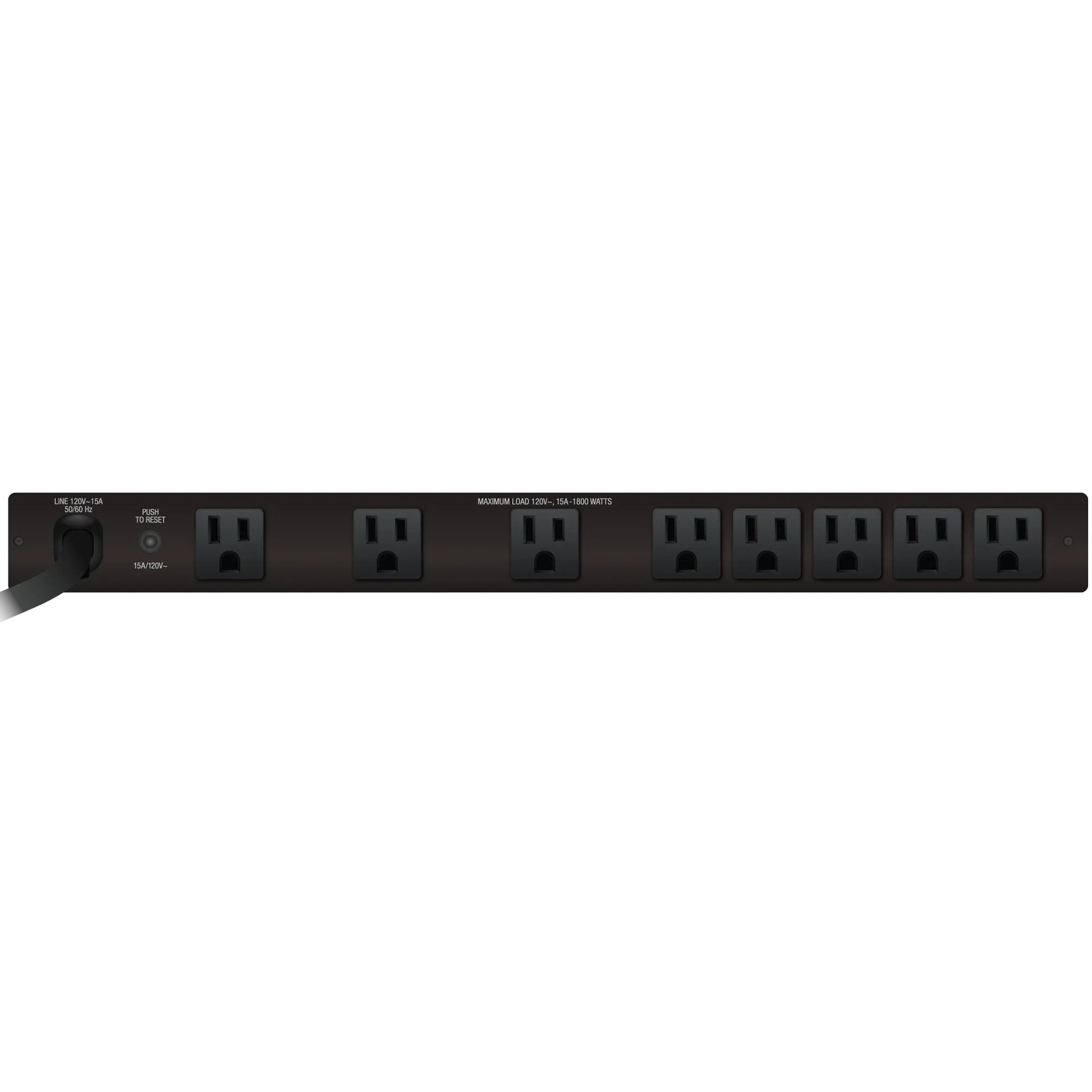 Furman M-8Lz Merit Series 9-Outlet Conditioner with Pull-Out Lights and EVS Surge Protection