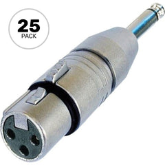 Neutrik NA2FP 3-Pin XLR Female to Mono 1/4