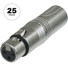 Neutrik NA3F5M 3-Pin XLR Female to 5-Pin XLR Male Adapter (Box of 25) Image 1