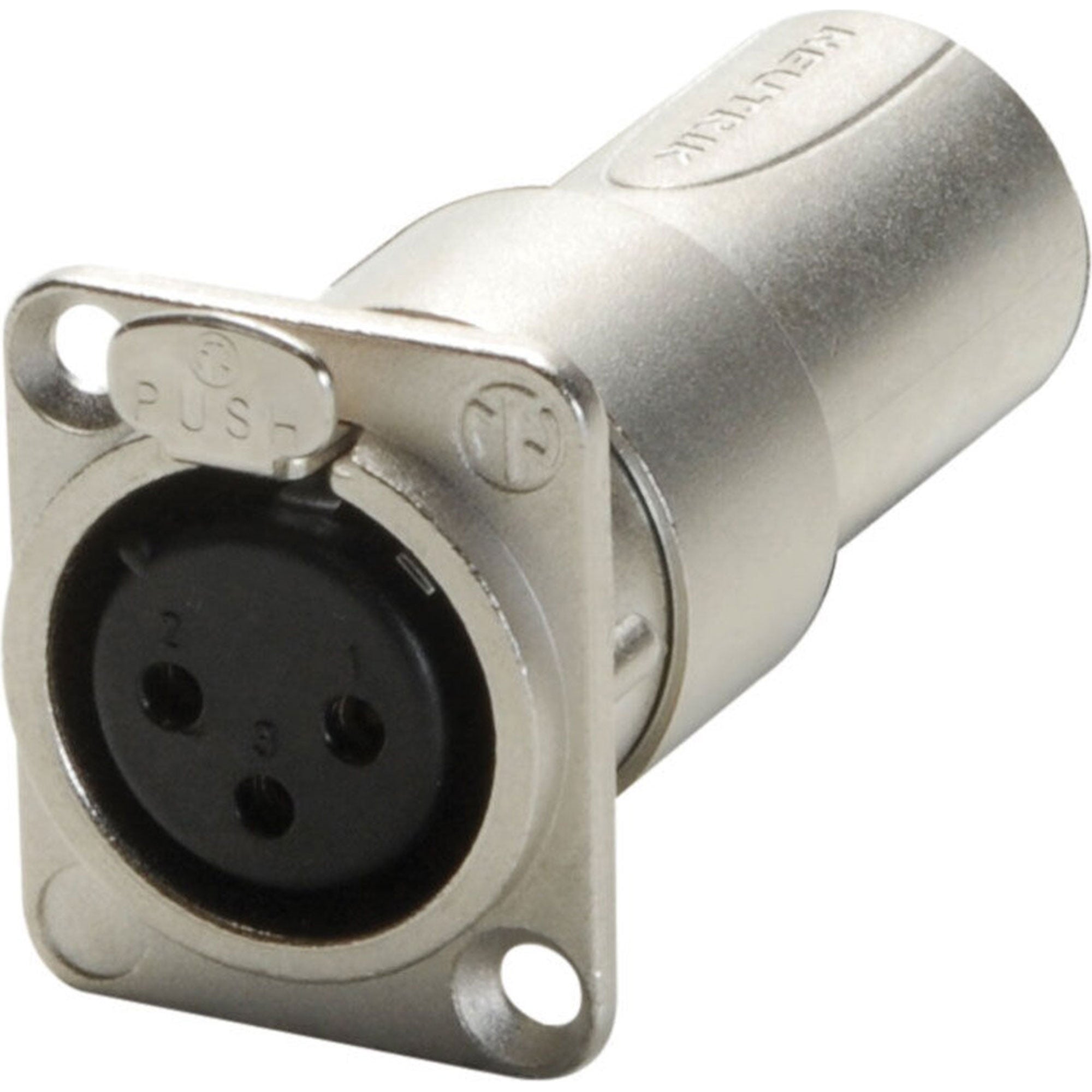 Neutrik NA3FDM Female to Male Feedthrough (Nickel, Box of 25)