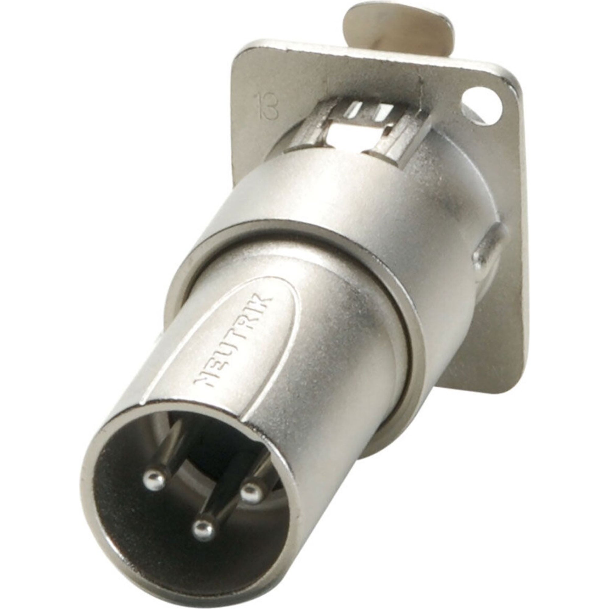 Neutrik NA3FDM Female to Male Feedthrough (Nickel, Box of 25)