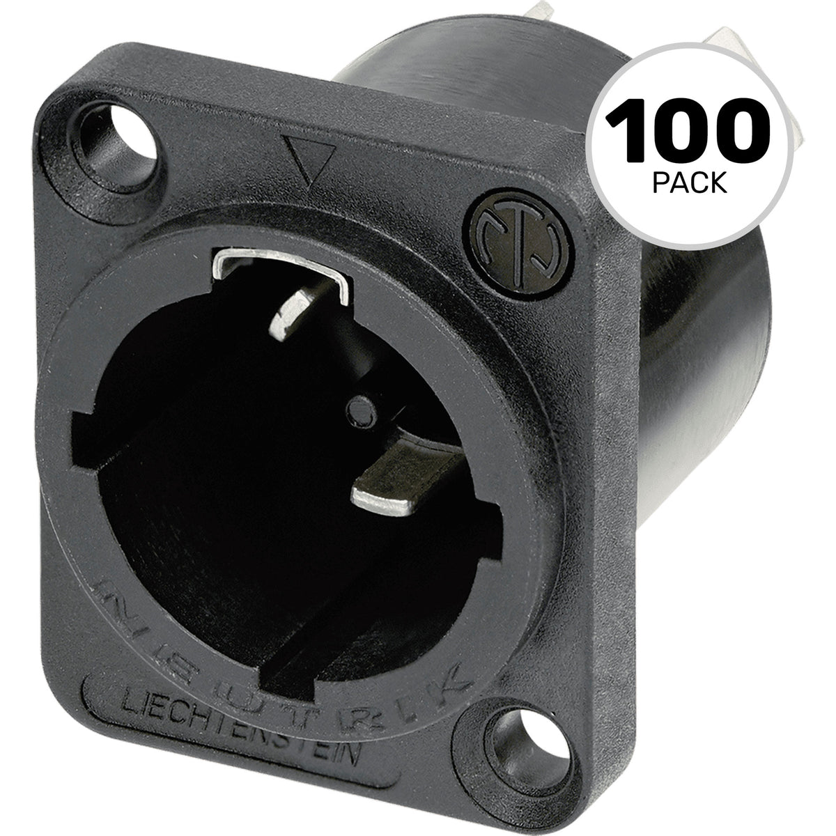 Neutrik NAC3MPX-WOT-TOP powerCON TRUE1 TOP Appliance Inlet without Insulation Divider (Box of 100)