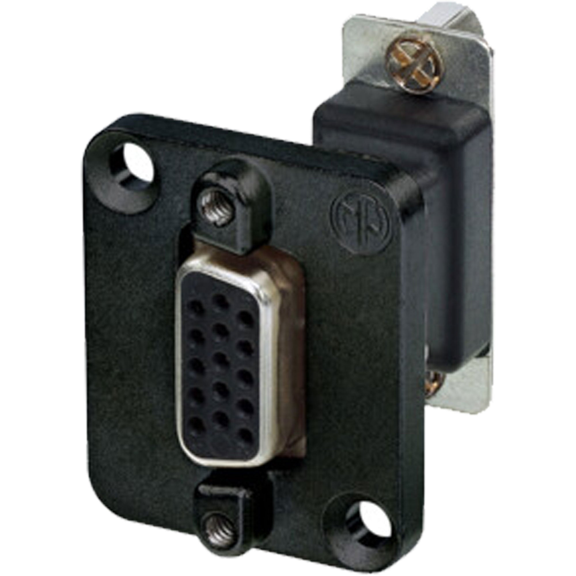 Neutrik NADB15FF-B 15 Pole D-Sub Female to Female Feedthrough (Black, Box of 25)