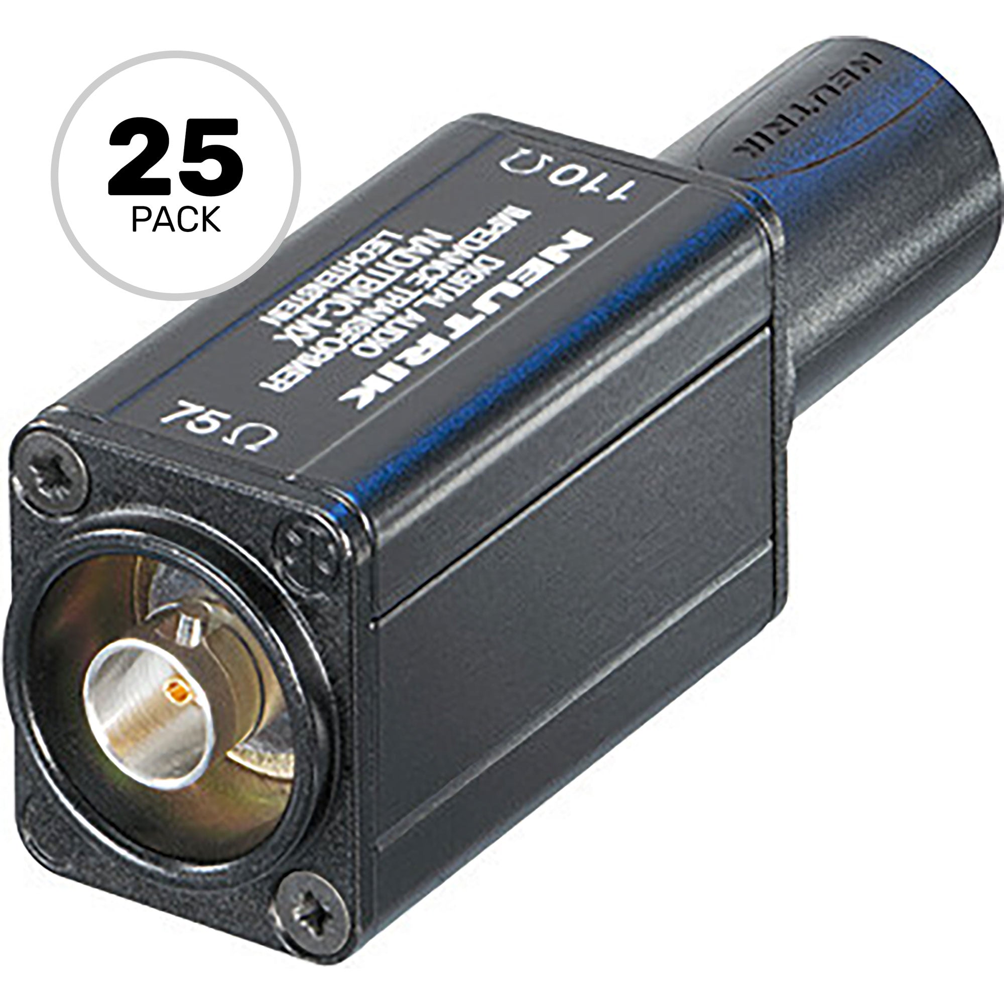 Neutrik NADITBNC-MX AES/EBU Impedance Transformer 75 to 110 Ohm (Box of 25)