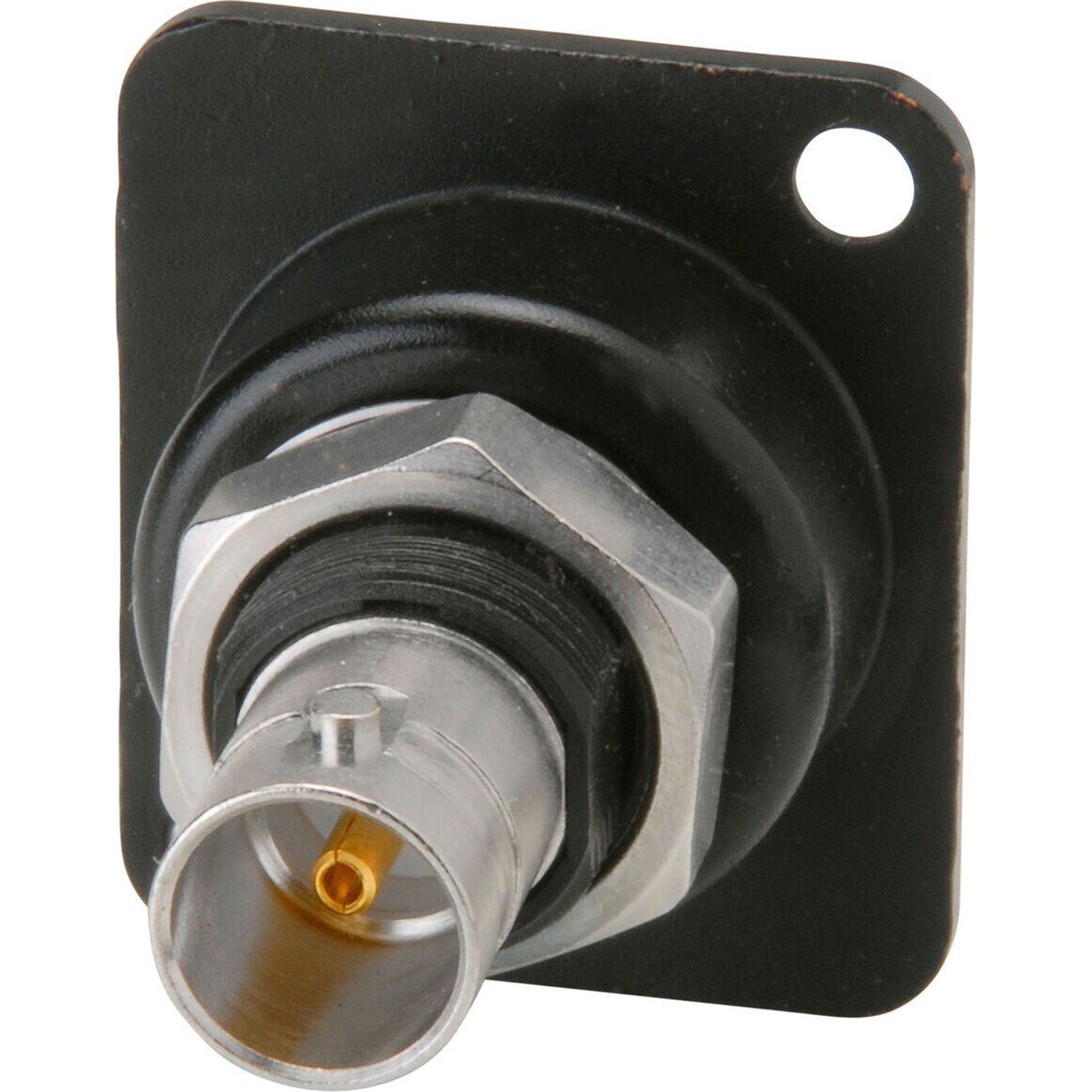 Neutrik NBB75DFIB Isolated BNC Chassis Connector (Black, Box of 100)