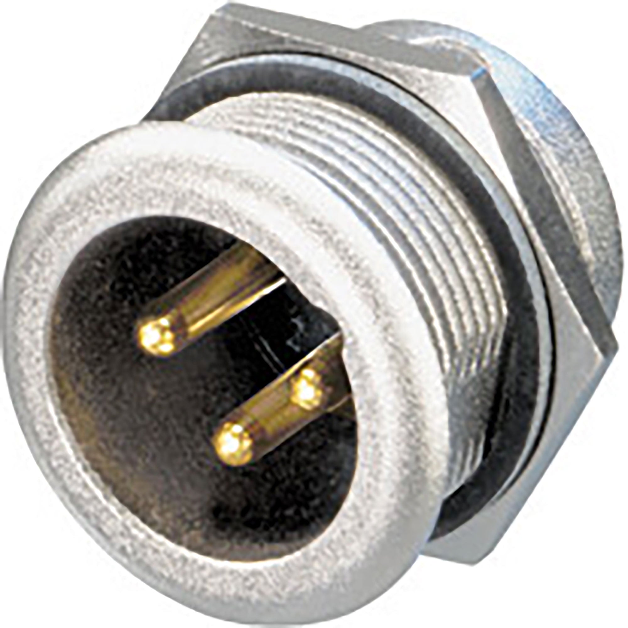 Neutrik NC3MPR-HD Sealed Weatherproof Male 3-Pin XLR Chassis Connector (Nickel/Gold, Box of 100)
