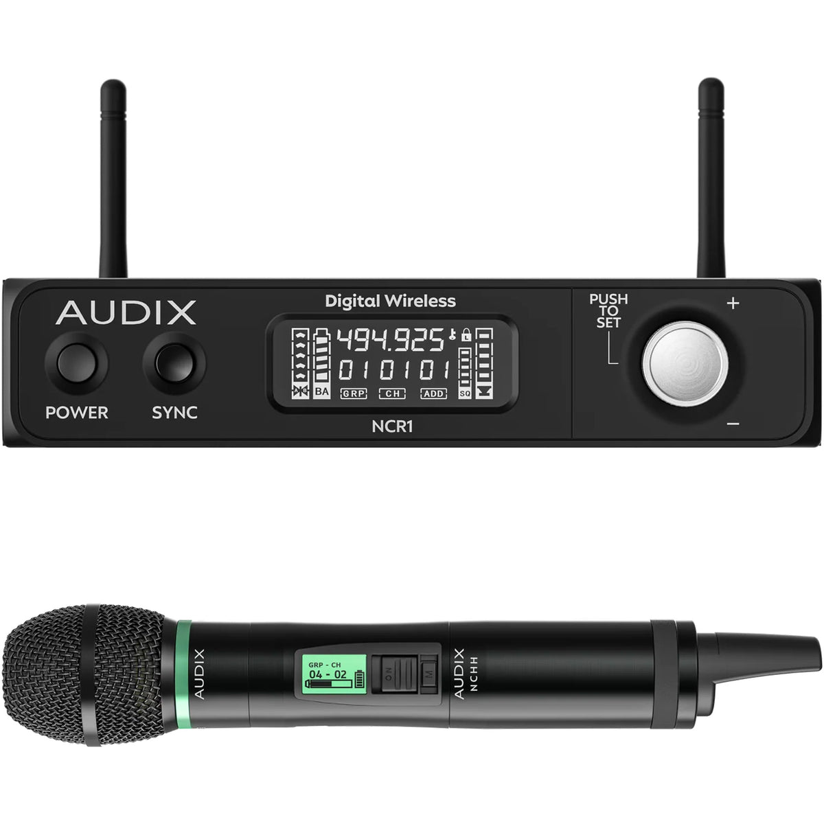 Audix NCHEC Novacore Single-Channel Handheld Wireless System with Extended Cardioid Capsule