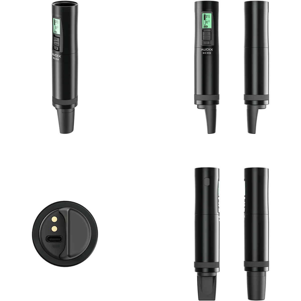 Audix NCHHEC Novacore UHF Digital Handheld Wireless Transmitter with NCEC Extended Cardioid Capsule (494-542 MHz)