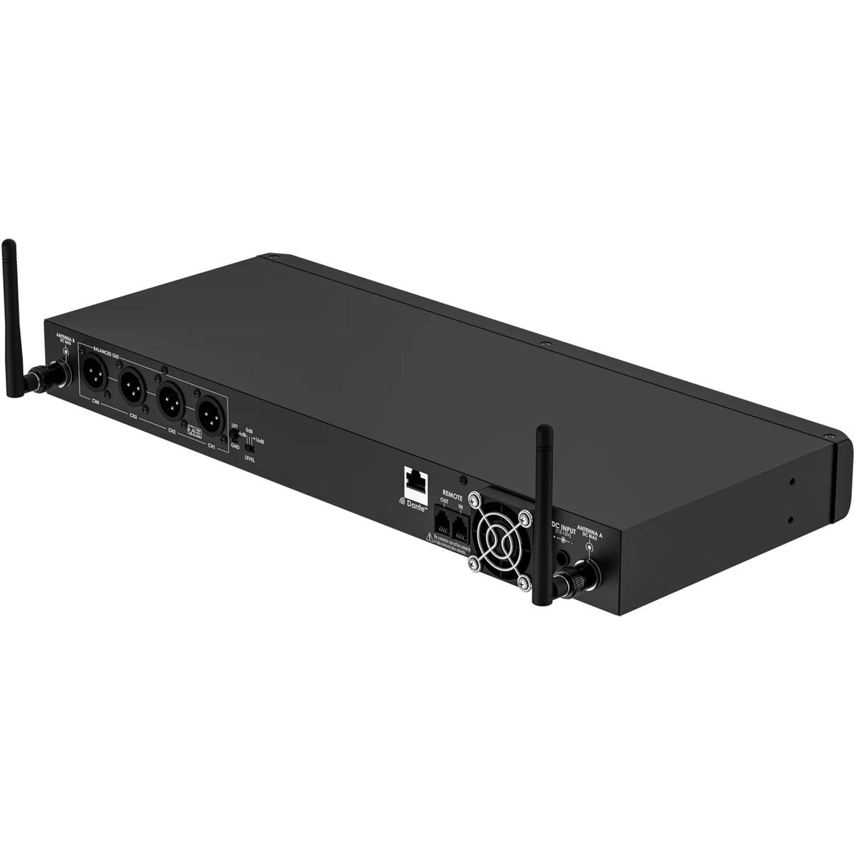 Audix NCR4 Novacore Quad-Channel Digital Wireless Receiver with Dante (494-542 MHz)
