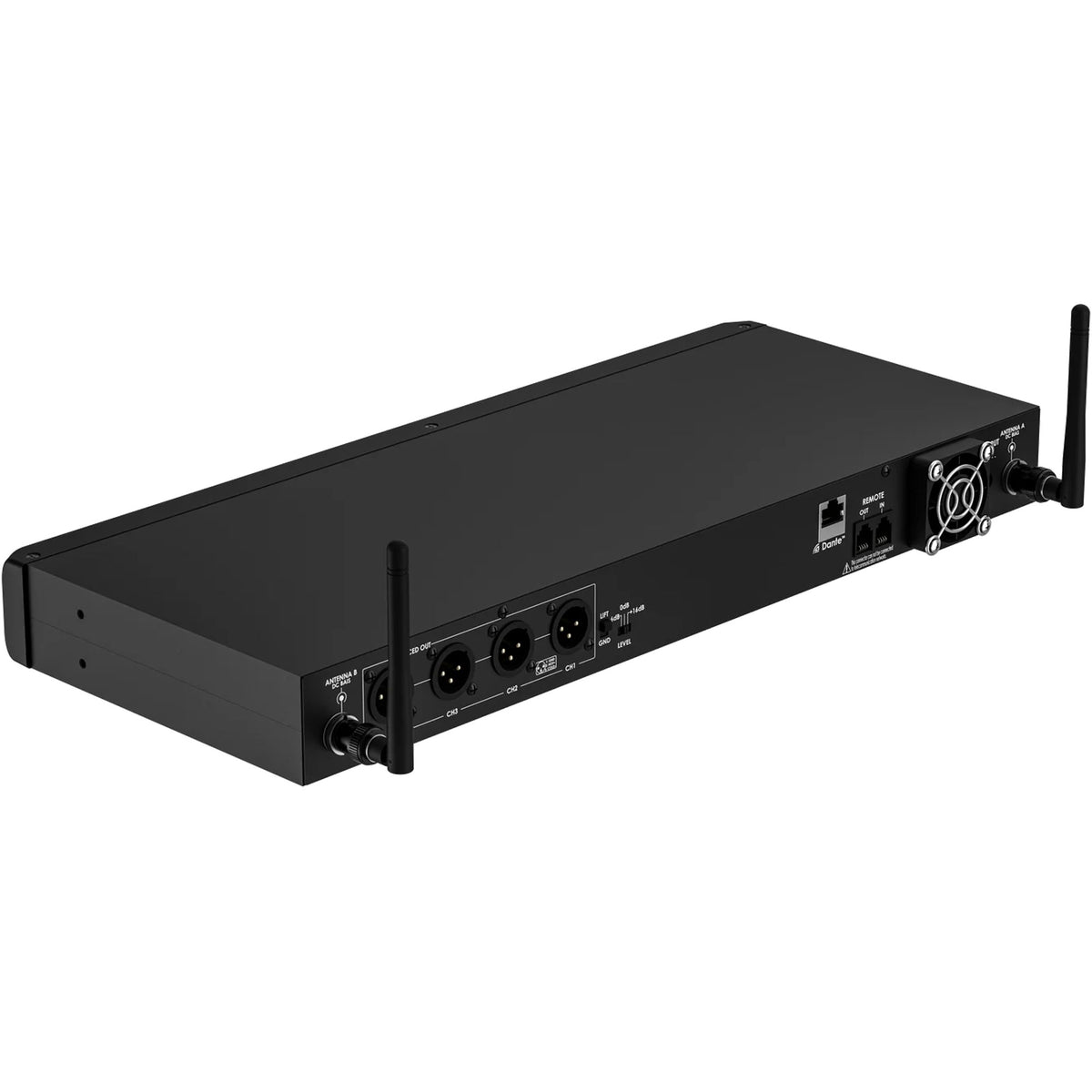 Audix NCR4 Novacore Quad-Channel Digital Wireless Receiver with Dante (494-542 MHz)