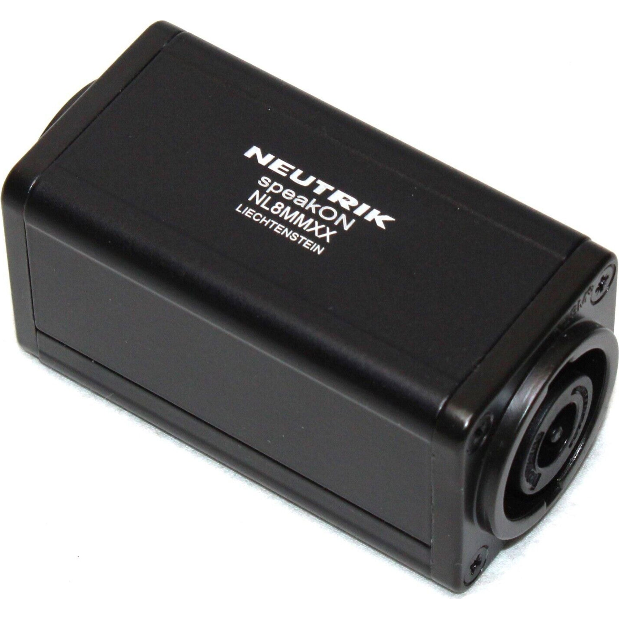 Neutrik NL8MMXX 8-Pole speakON Feedthrough Coupler (Box of 25)