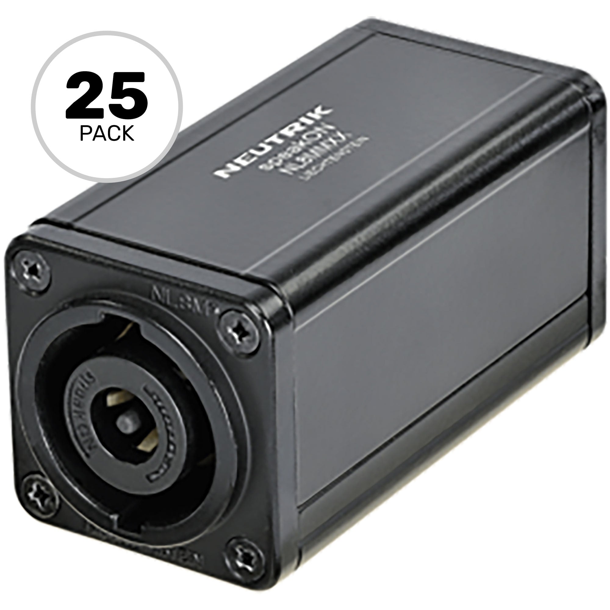 Neutrik NL8MMXX 8-Pole speakON Feedthrough Coupler (Box of 25)
