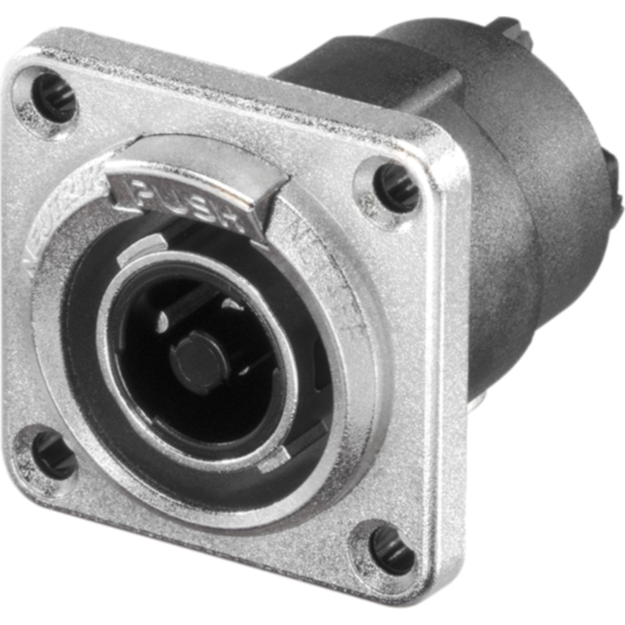 CLEARANCE Neutrik NLT4FP 4-Pole Female speakON Chassis Connector - Nickel (While Supplies Last)