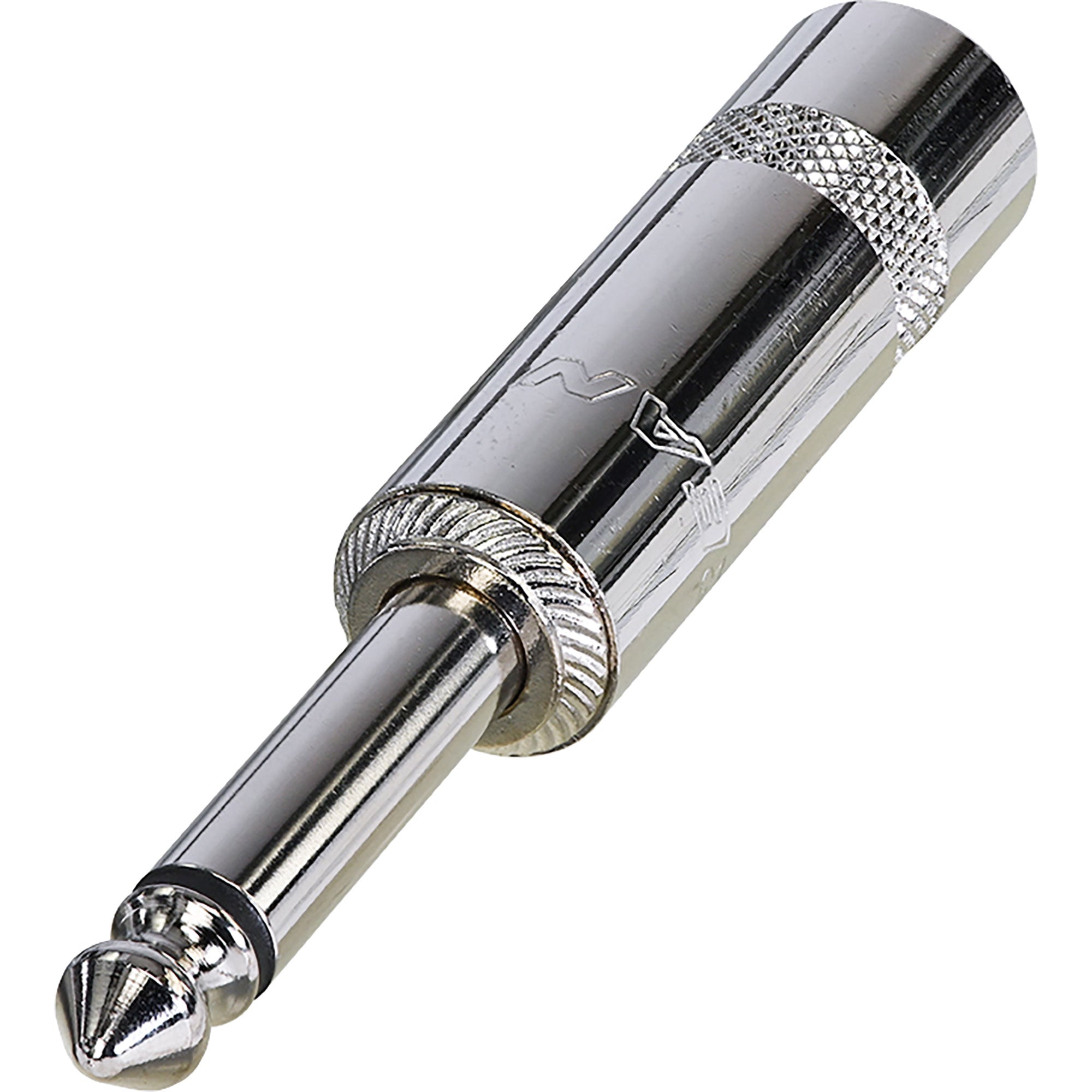 Neutrik Rean NYS224L 1/4" Mono Phone Long Barrel Plug for Large Cables (Nickel/Silver, Box of 100)