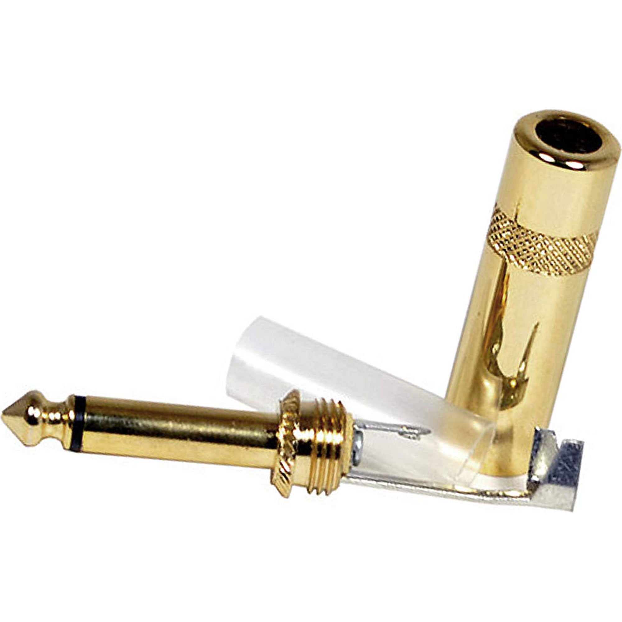 Neutrik Rean NYS224AG 1/4" Mono Phone Long Barrel Plug (Gold/Gold, Box of 100)