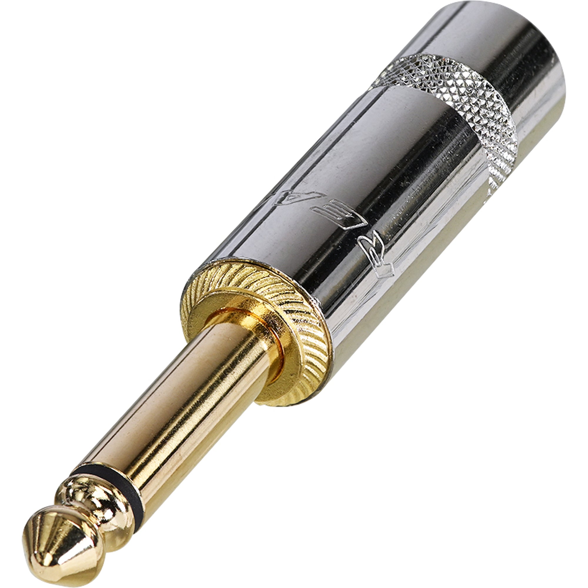 Neutrik Rean NYS224G 1/4" Mono Phone Long Barrel Plug (Nickel/Gold, Box of 100)