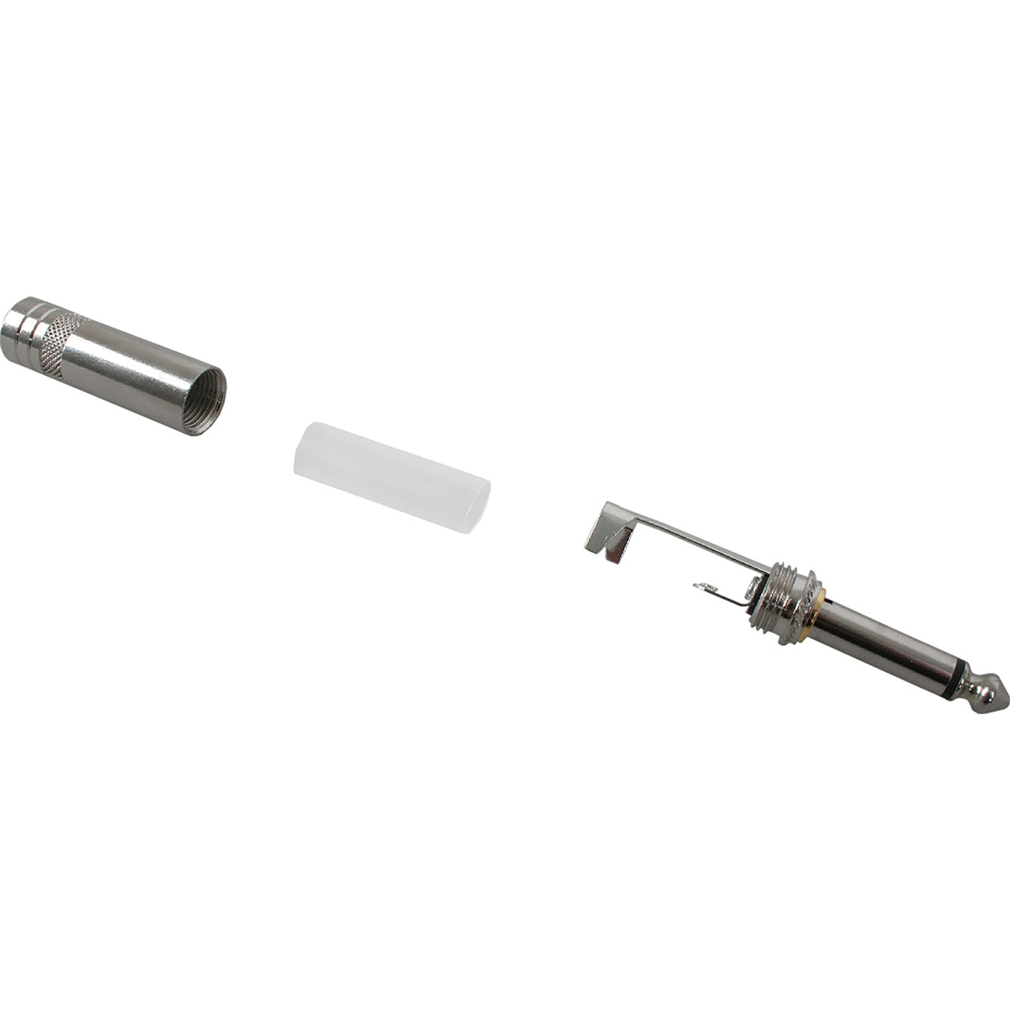 Neutrik Rean NYS224S 1/4" Mono Phone Long Barrel Plug with Silent Switch (Nickel/Silver, Box of 100)